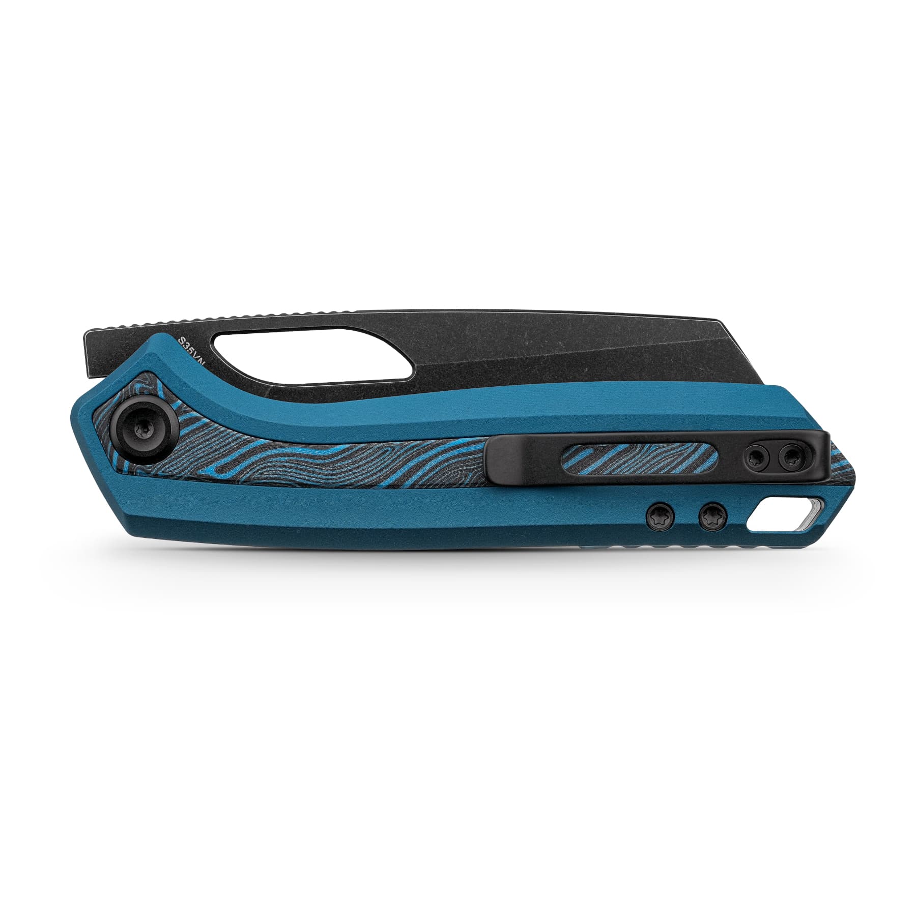 Kroc 329 -Top Liner Lock (3.29" S35VN Blade & Aluminum & Topo G10 Handle) - A1811