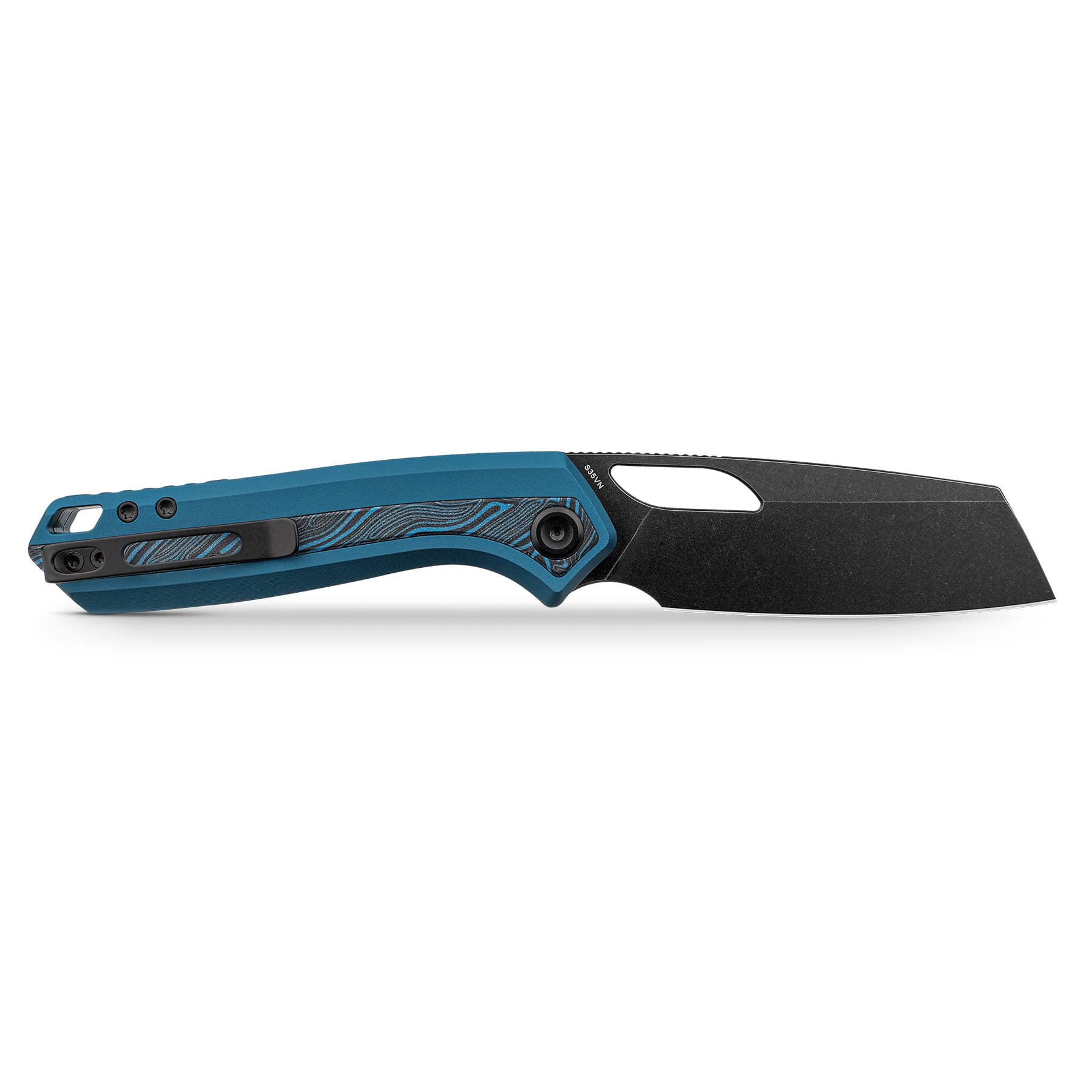Kroc 329 -Top Liner Lock (3.29" S35VN Blade & Aluminum & Topo G10 Handle) - A1811
