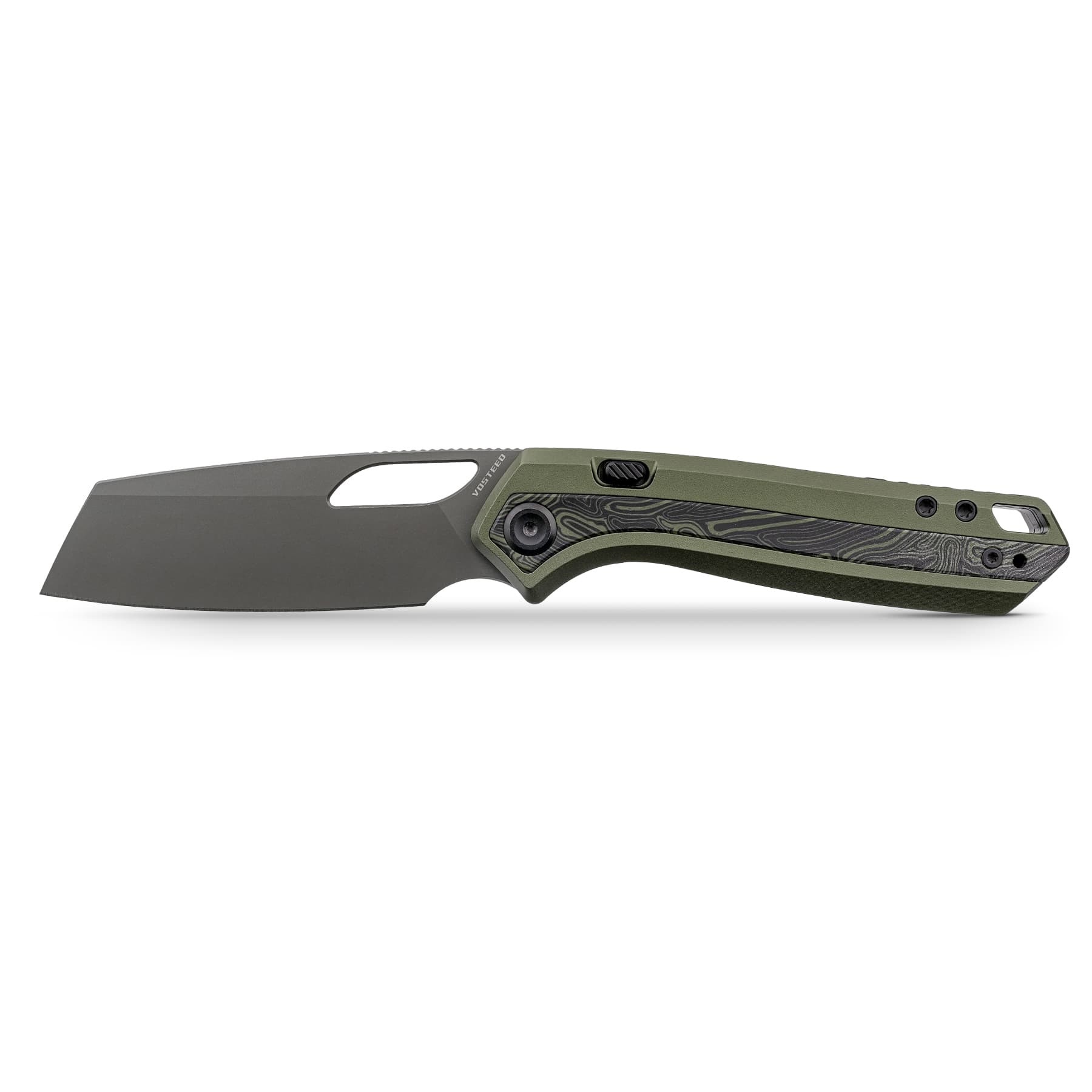 Kroc 329 -Top Liner Lock (3.29" S35VN Blade & Aluminum & Topo G10 Handle) - A1812