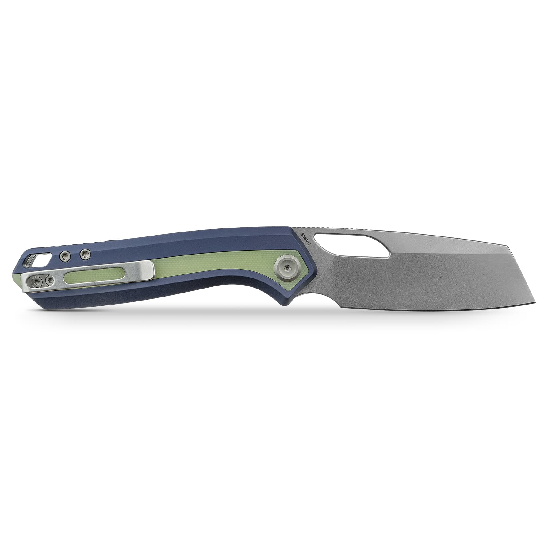 Kroc 329 -Top Liner Lock (3.29" S35VN Blade & Aluminum & Glow-in-the-Dark G10 Handle) - A1814