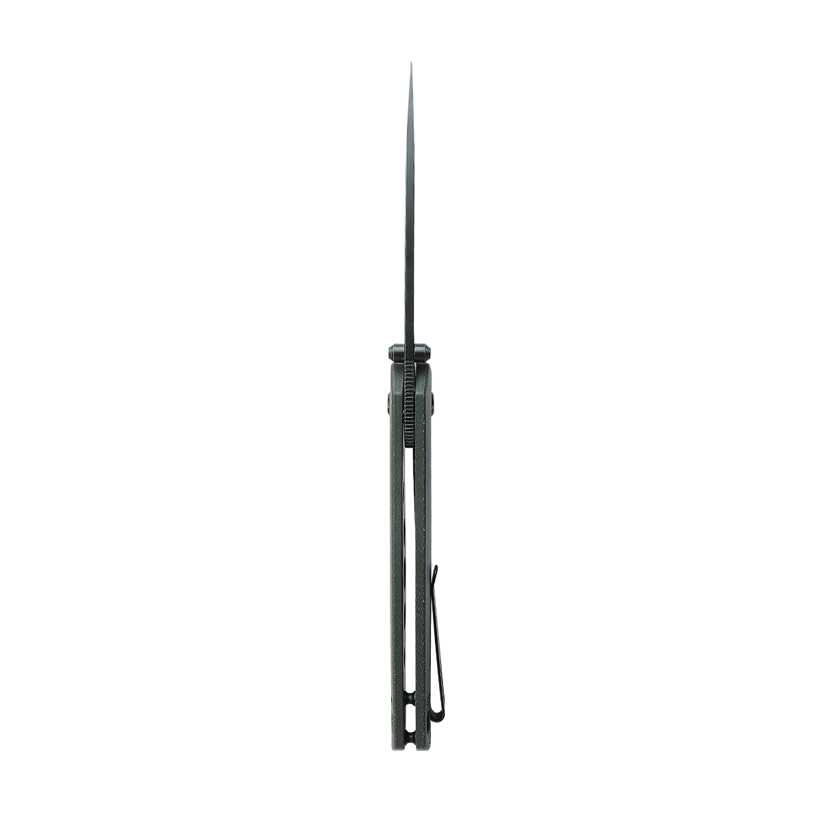Vosteed Labrador knife side profile, black stonewash blade