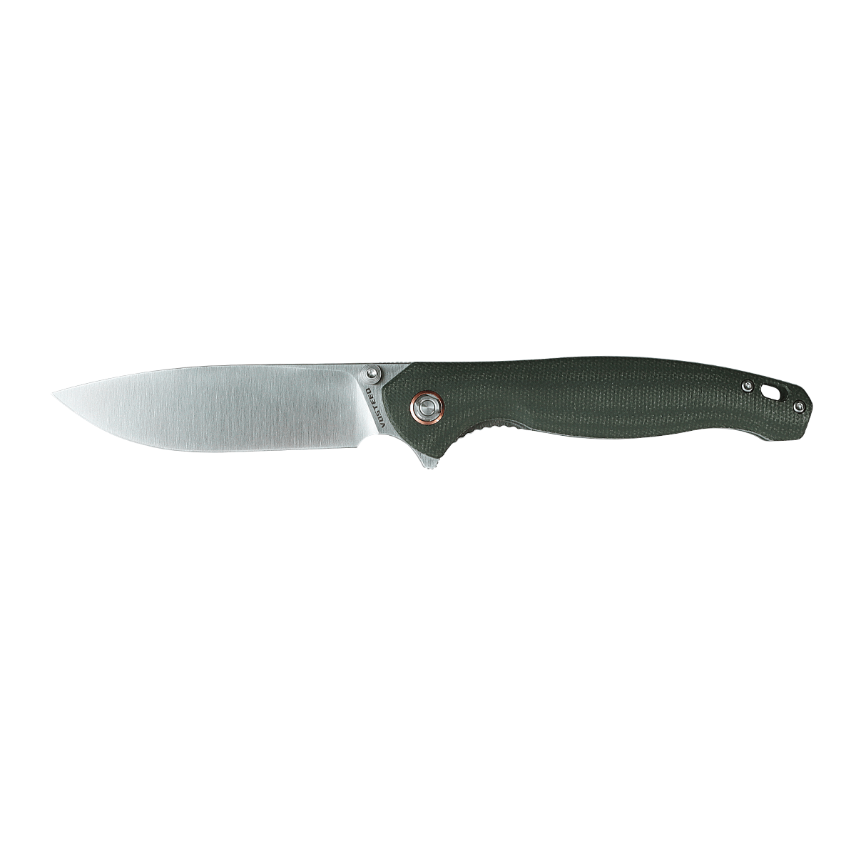 Vosteed Labrador Liner Lock Knife with Green Micarta Handle