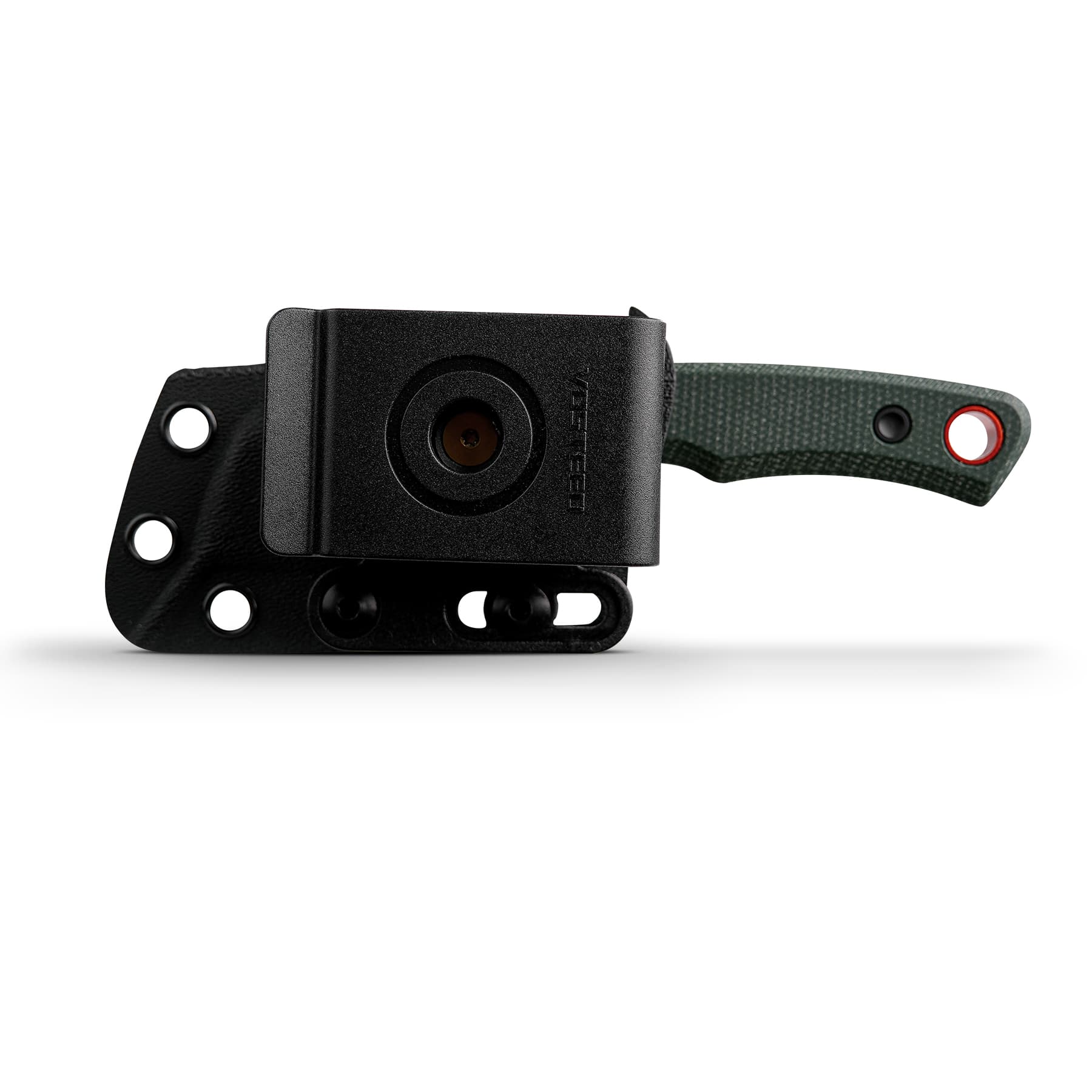 Marmoset- Fixed Blade Knife (2.20" 14C28N Blade & Micarta Handle) With S.O.A.R. Clip - D0701