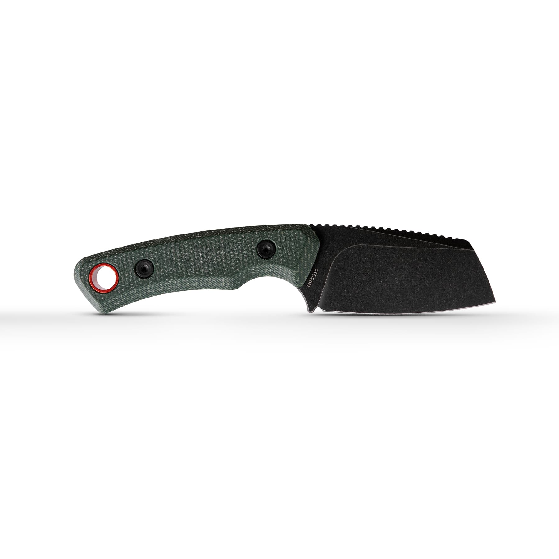 Marmoset- Fixed Blade Knife (2.20" 14C28N Blade & Micarta Handle) With S.O.A.R. Clip - D0701