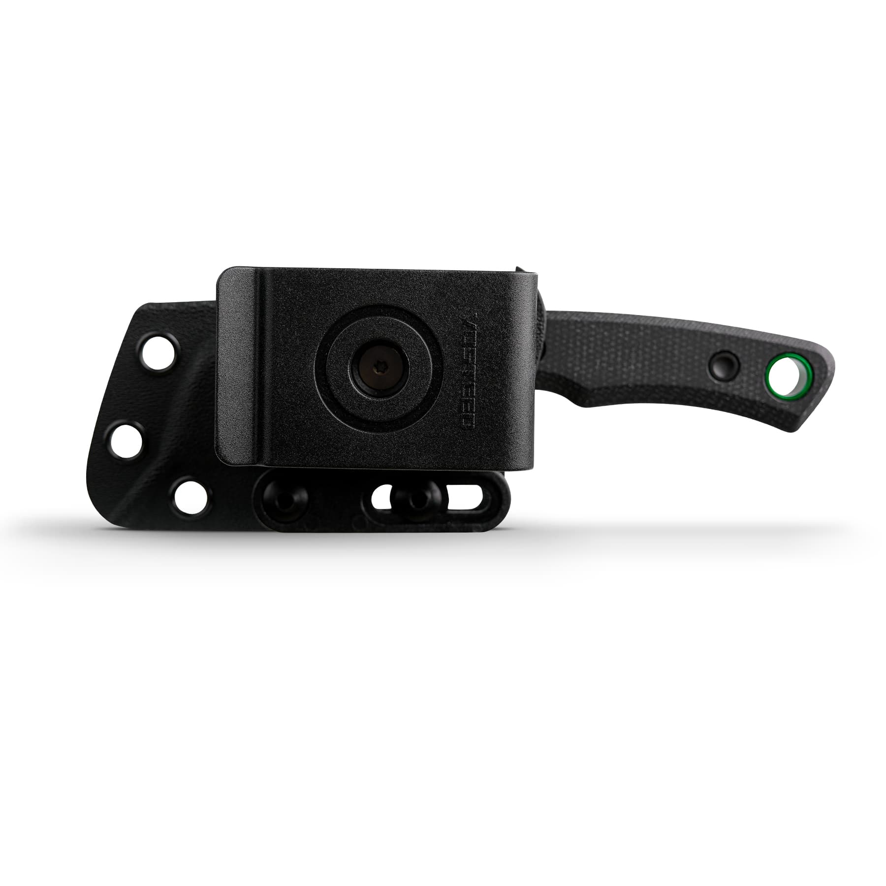 Marmoset- Fixed Blade Knife (2.20" 14C28N Blade & Micarta Handle) With S.O.A.R. Clip - D0702
