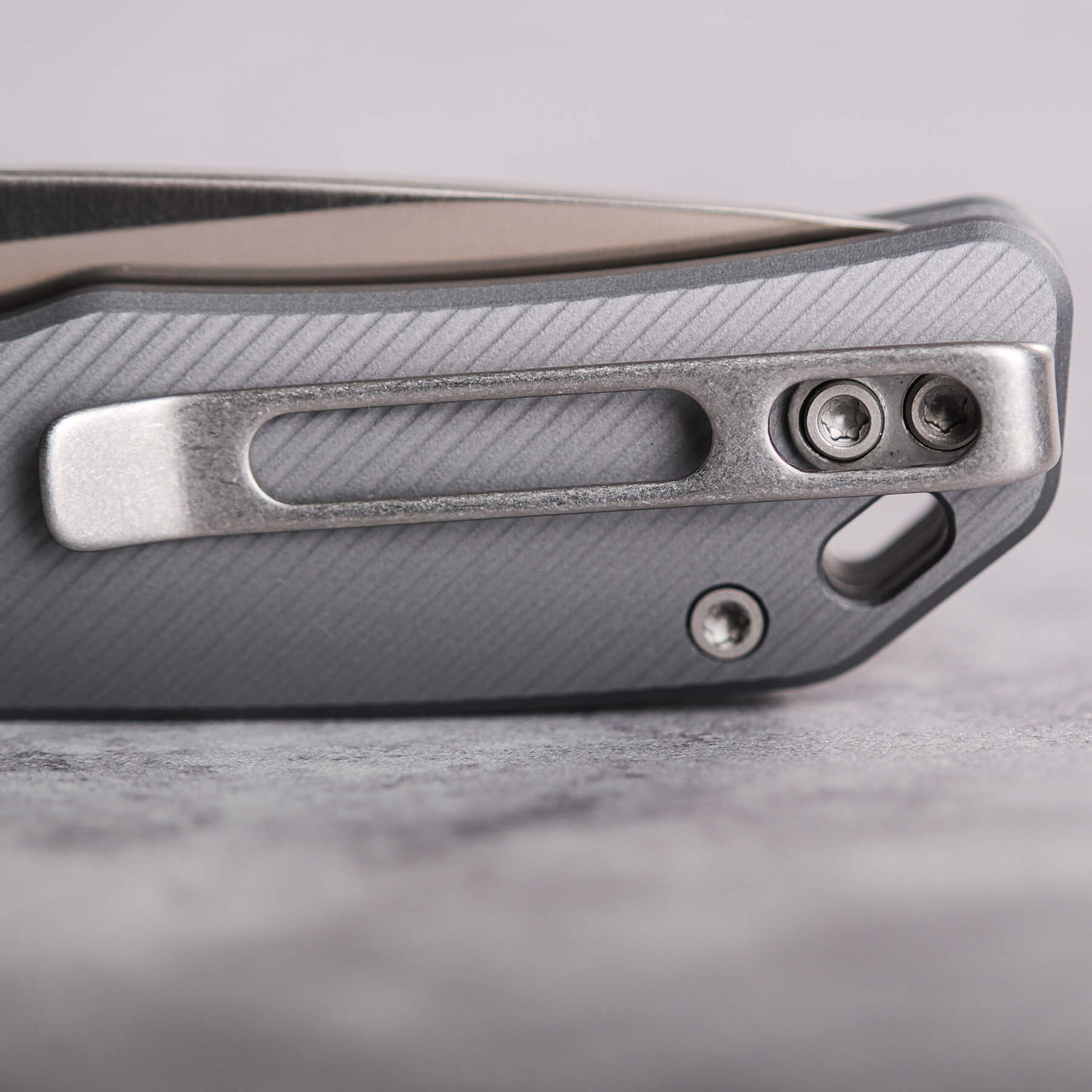 Vosteed Marten knife pocket clip detail