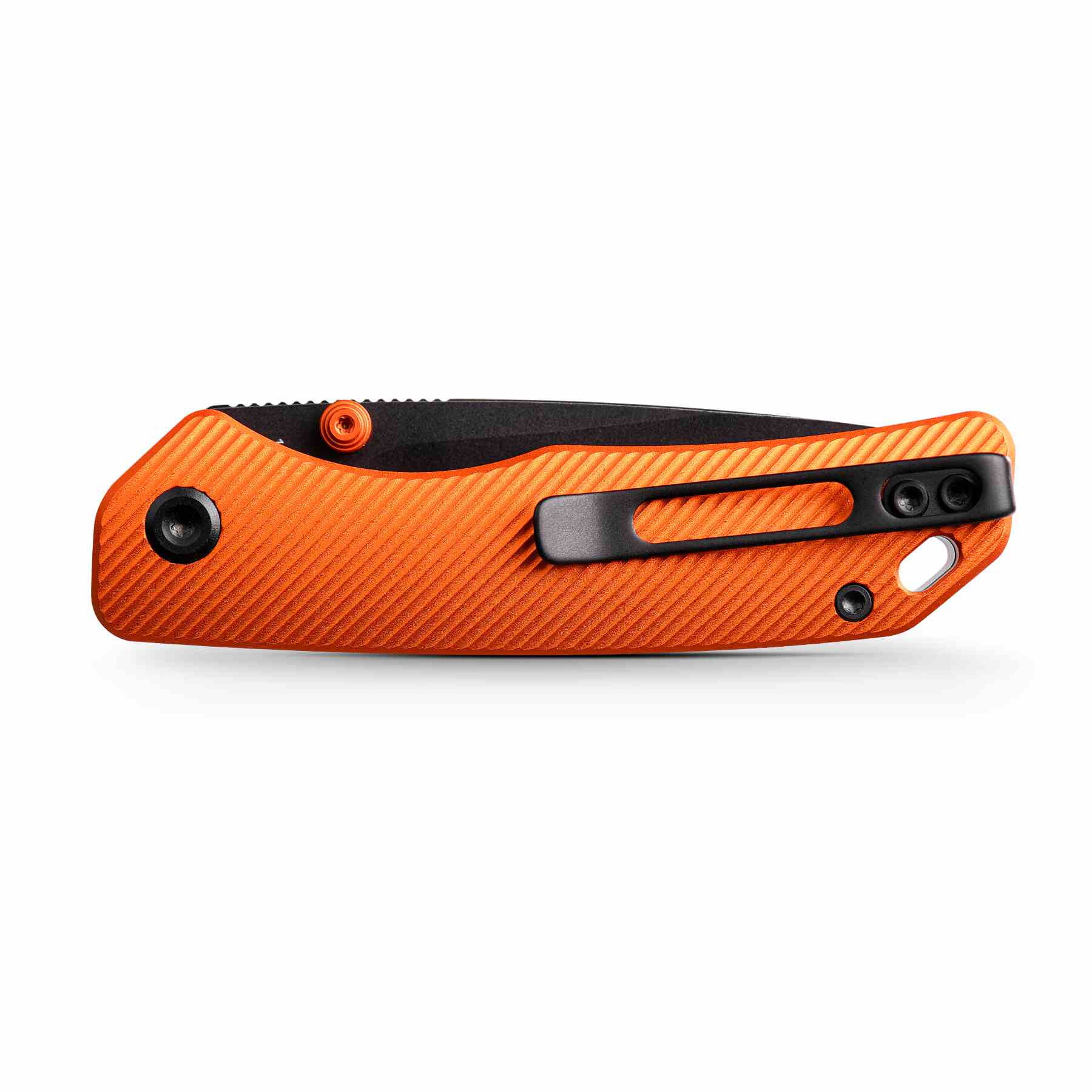 Vosteed Marten Knife - Orange Aluminum Handle and Pocket Clip