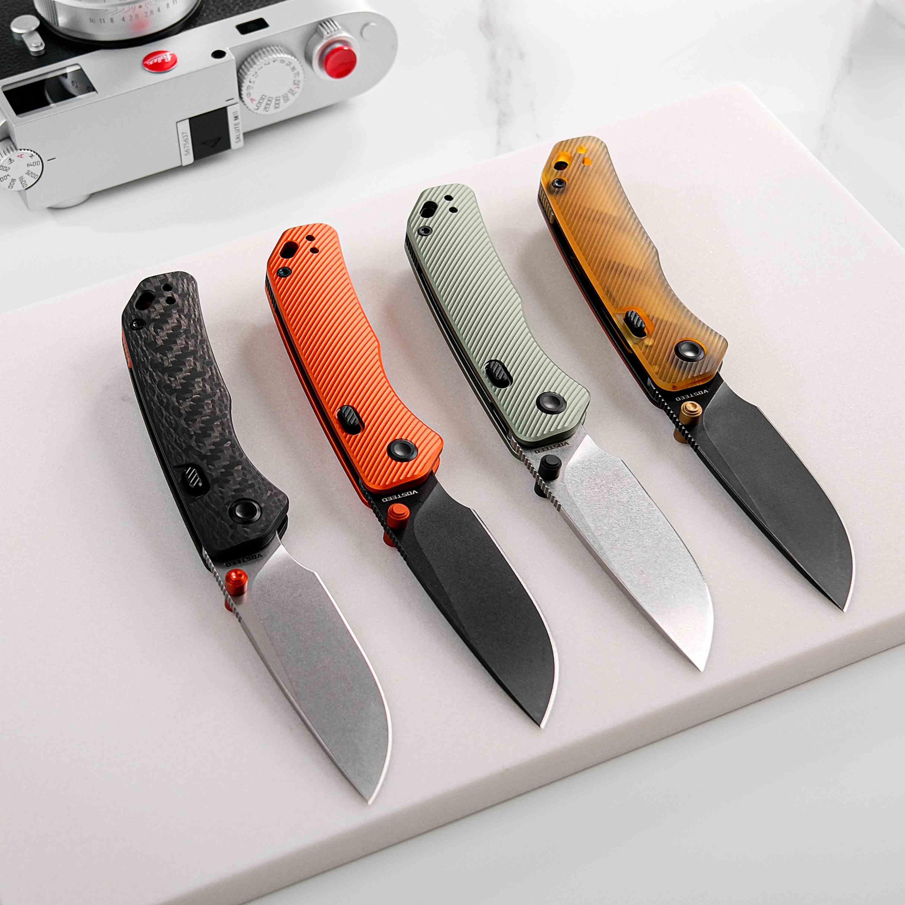 Vosteed Marten Knives - Variety of handle colors and materials