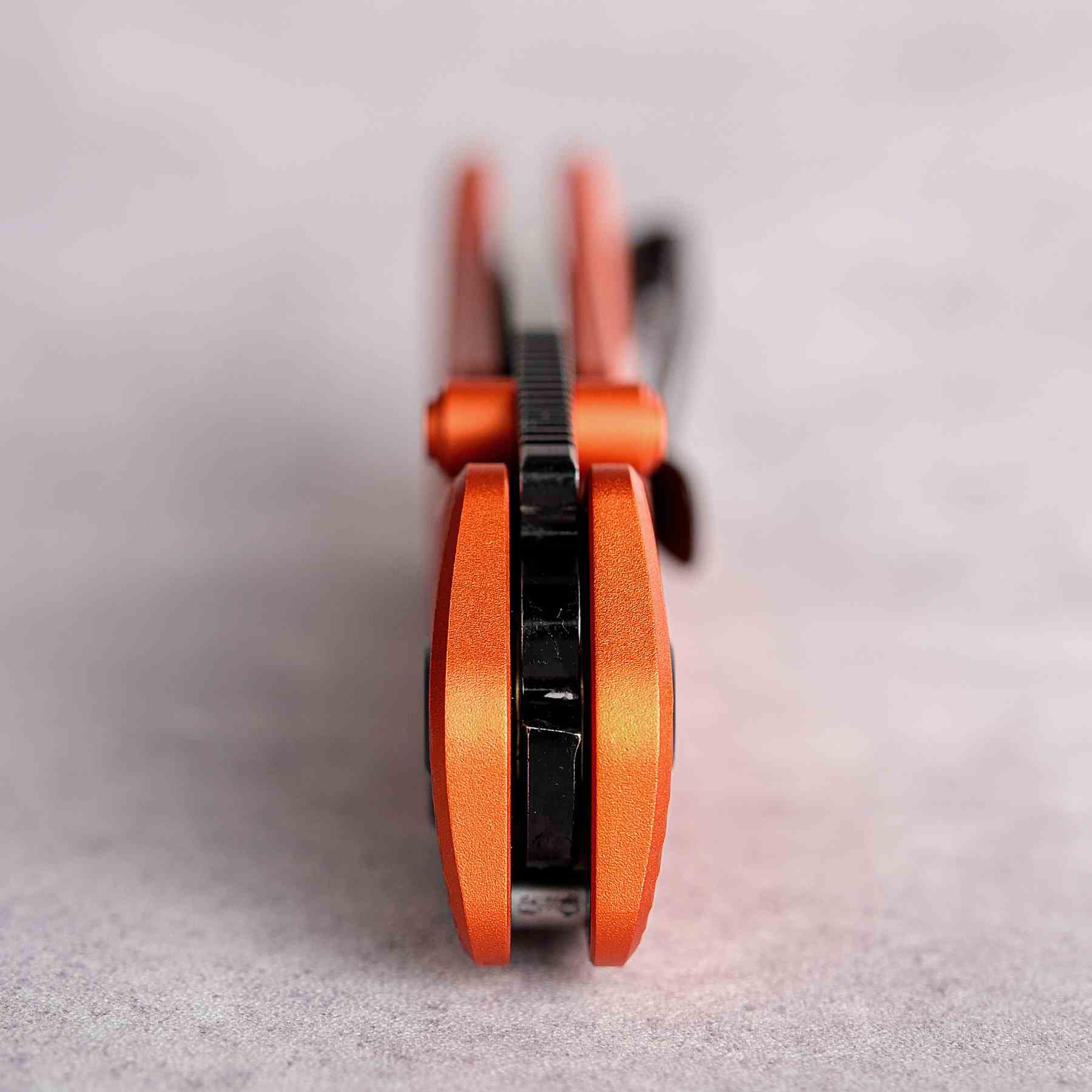 Vosteed Marten knife - Orange handle side view