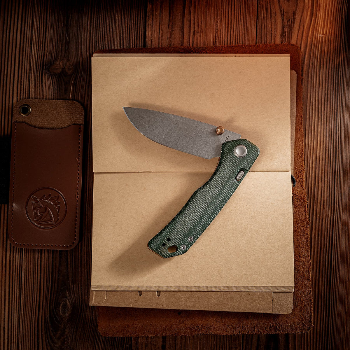 Coming Soon - Marten 330 - Top Liner Lock (3.30" 14C28N Blade & Micarta Handle) - A1624
