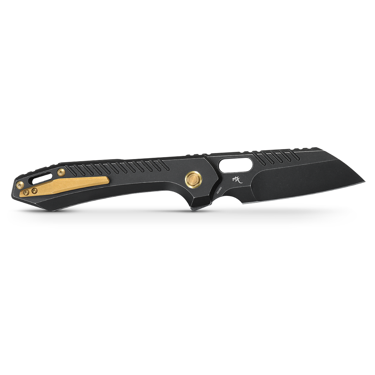 Vosteed RSKAOS M390 Sheepsfoot Knife - Black Titanium