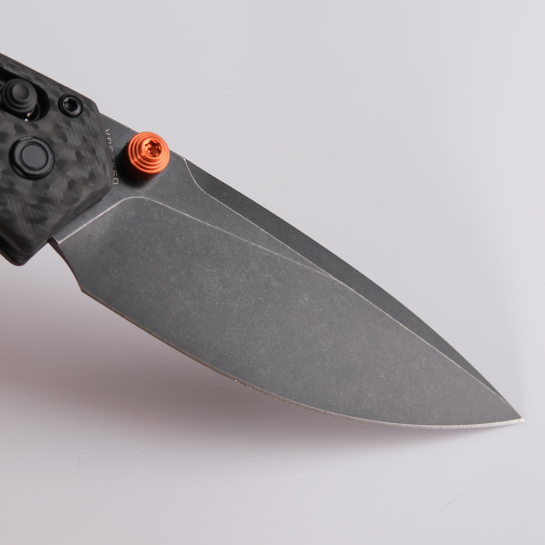 Vosteed Mini Psyop knife blade detail