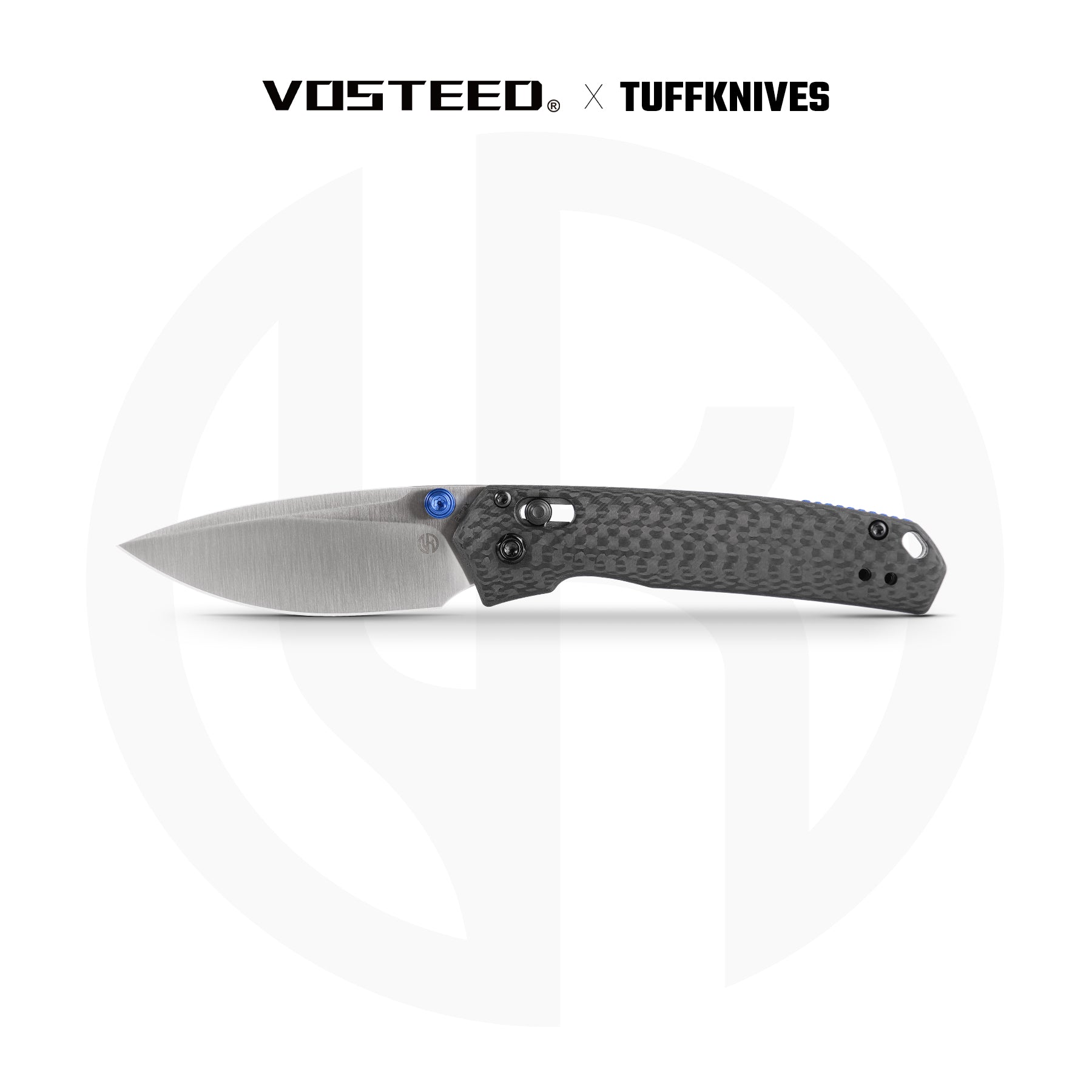 Vosteed Mini Psyop knife with carbon fiber handle