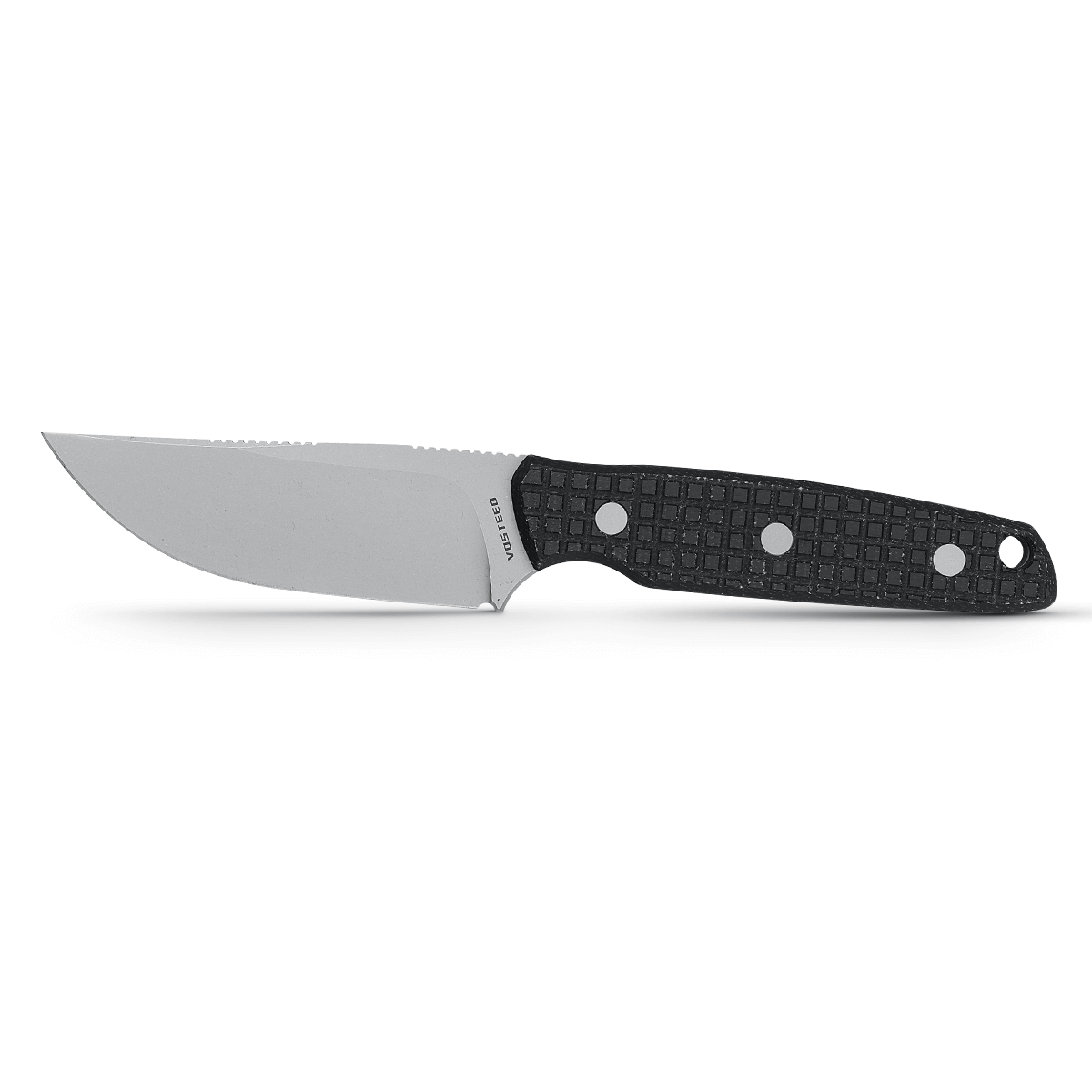 Vosteed Mink Fixed Blade Knife - Black Micarta Handle