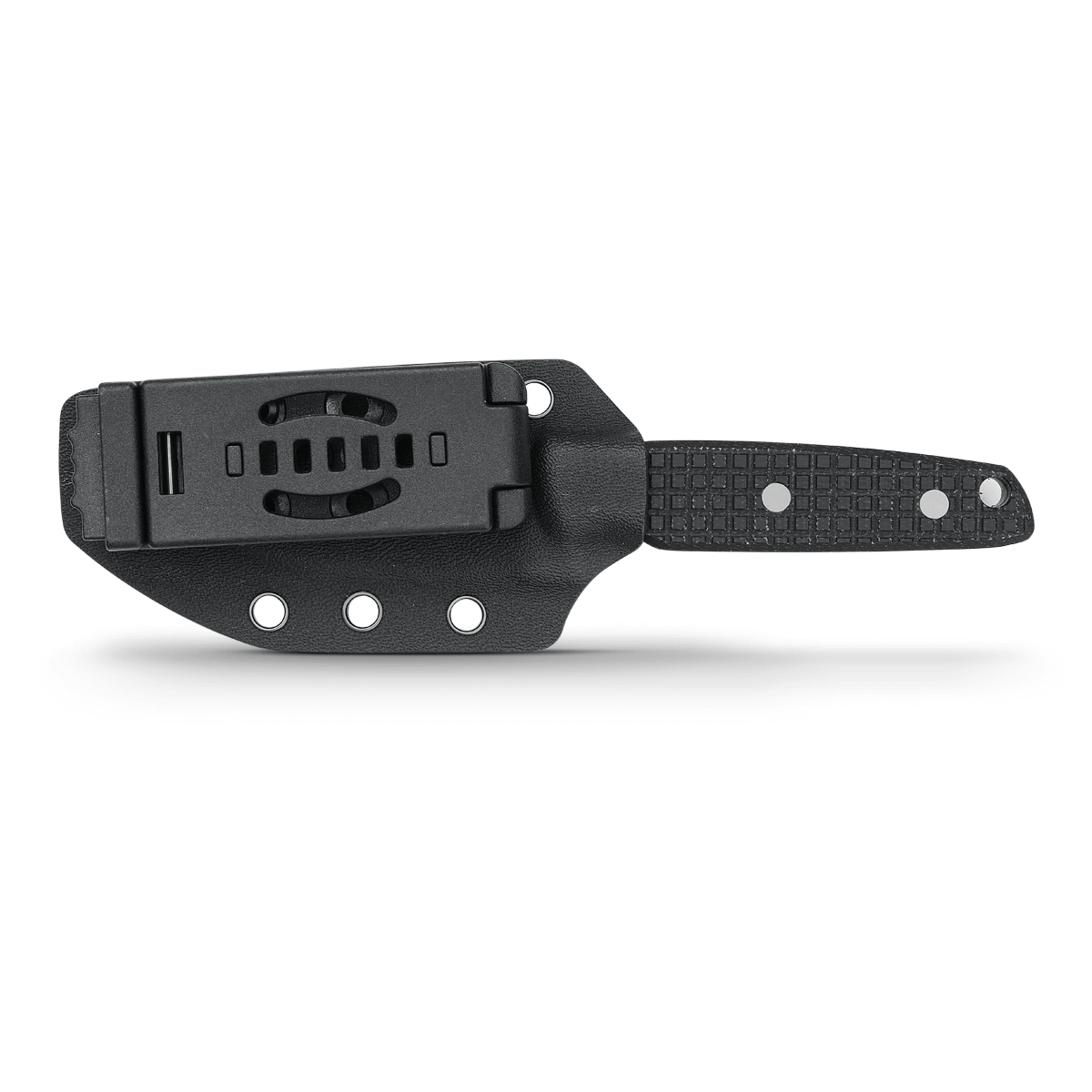 Vosteed Mink fixed blade knife in its Kydex sheath