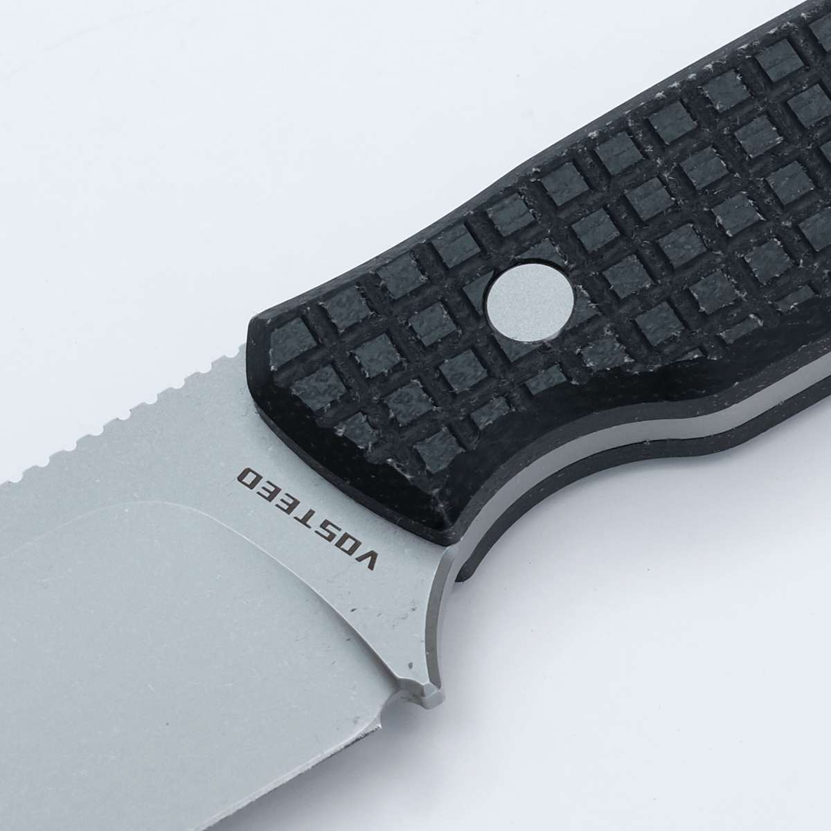 Vosteed Mink knife blade and handle detail