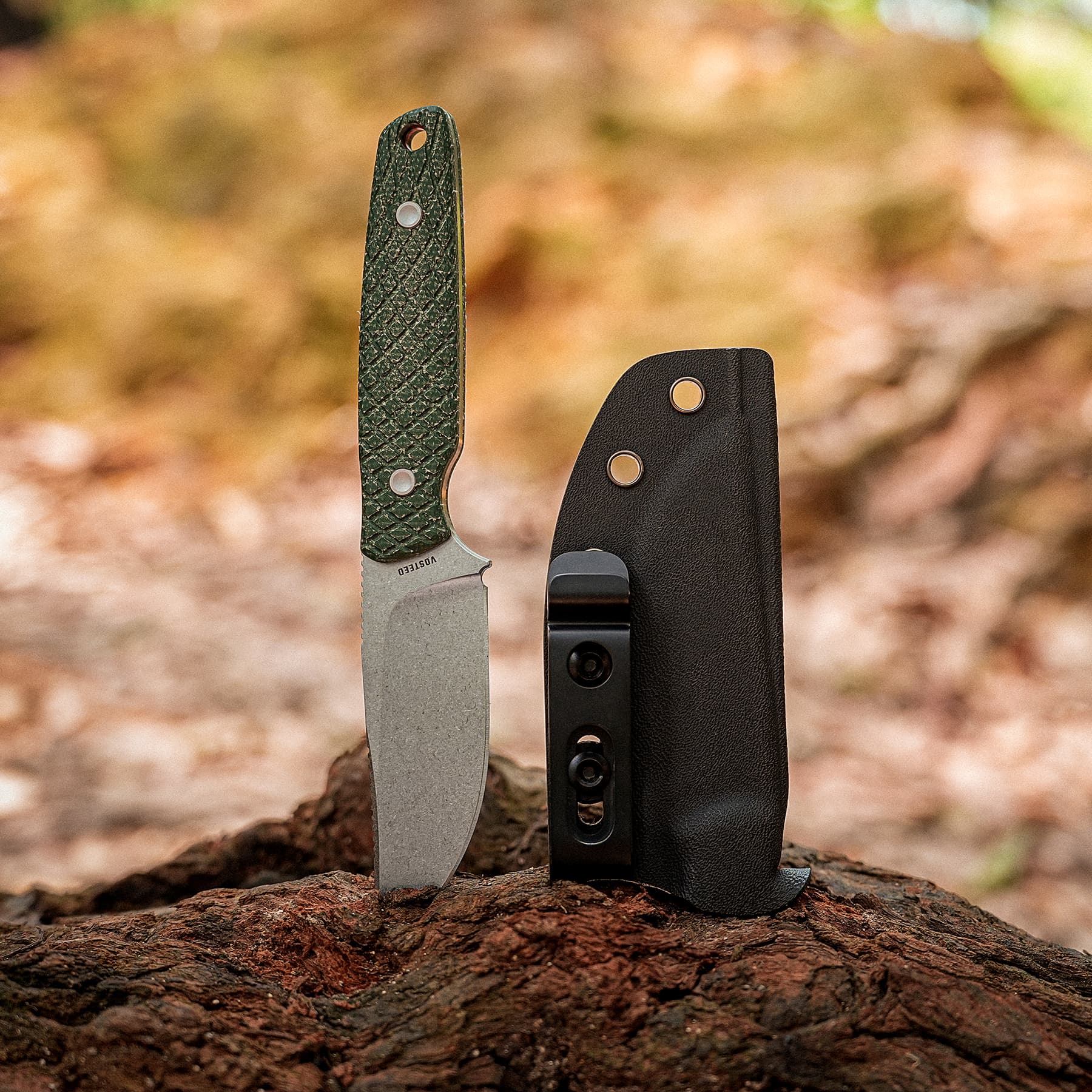 Mink - Fixed Blade Knife (3.33" AEB-L Blade & Micarta Handle) - D0113 AMAZON & TIKTOK EXCLUSIVE