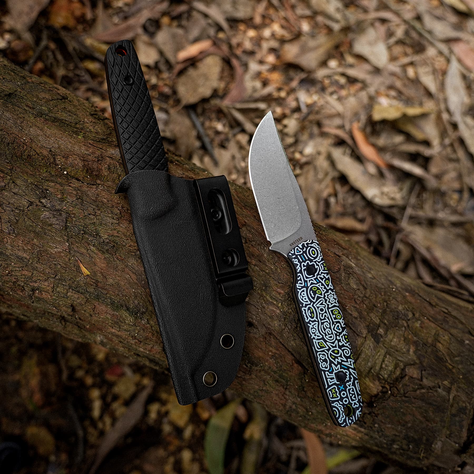 Mink - Fixed Blade Knife (3.33" AEB-L Blade & G10 Handle) - D0114 AMAZON & TIKTOK EXCLUSIVE