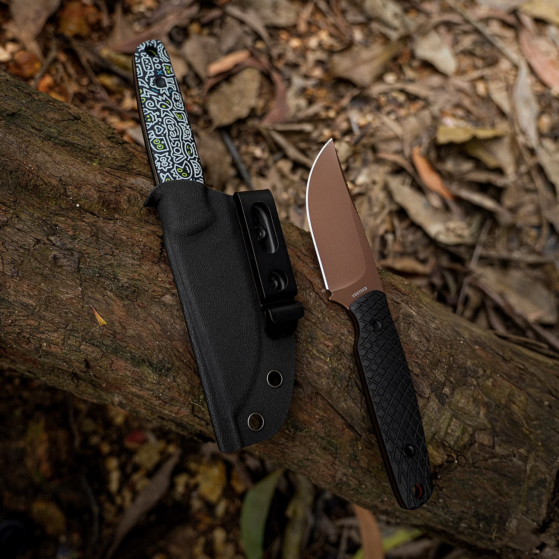 Mink - Fixed Blade Knife (3.33" AEB-L Blade & G10 Handle) - D0114 AMAZON & TIKTOK EXCLUSIVE