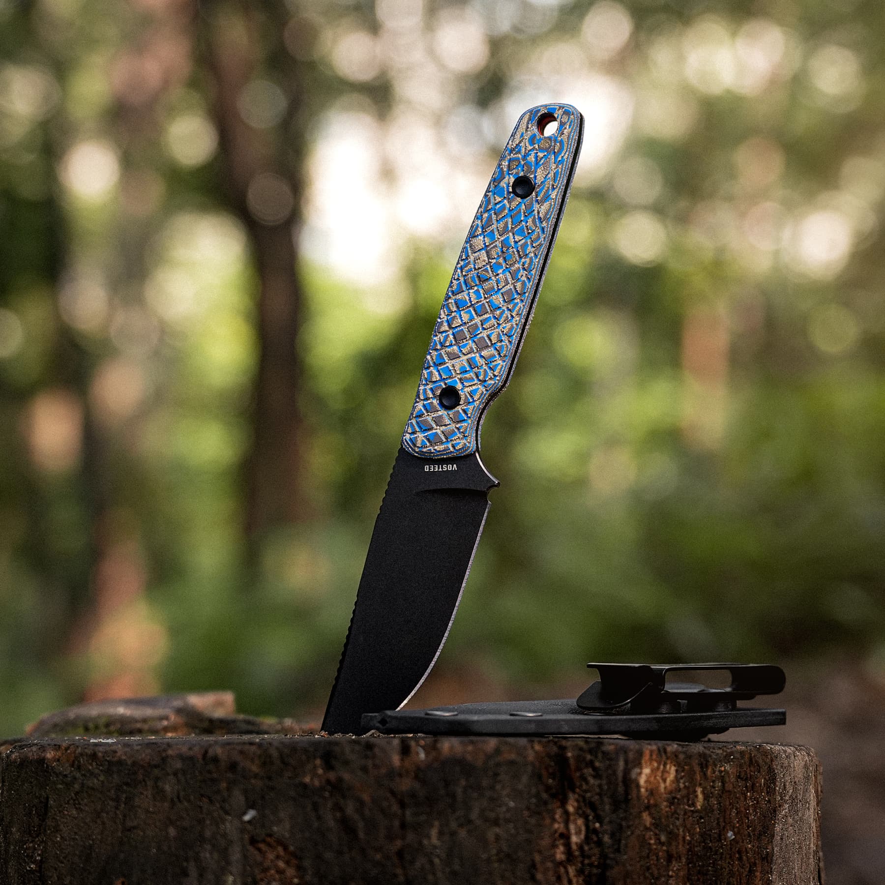 Mink - Fixed Blade Knife (3.33" 14C28N Blade & Micarta Handle) - D0117 AMAZON & TIKTOK EXCLUSIVE