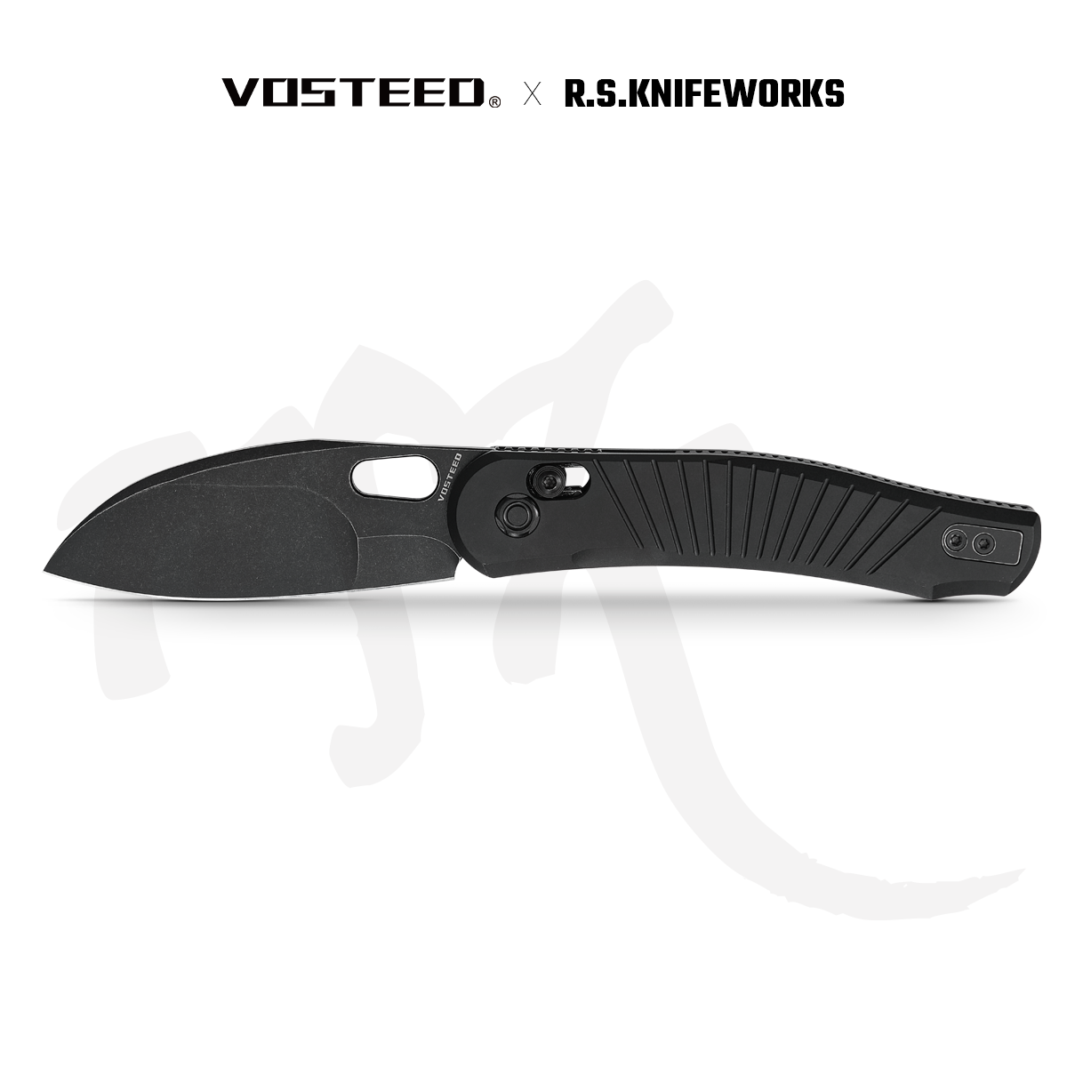 Vosteed Morel Crossbar Lock Knife - Black N690 Blade