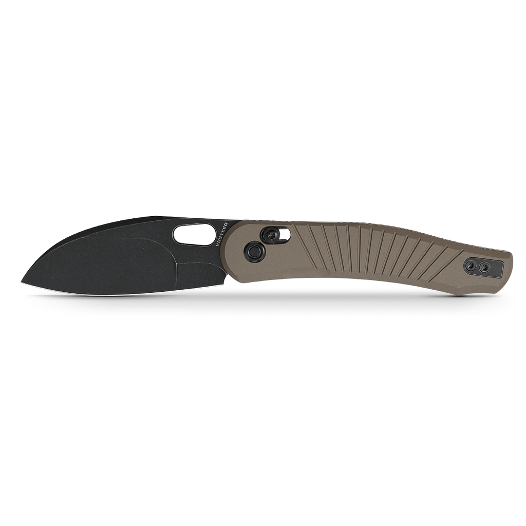 Morel Crossbar Lock Knife (2.99" N690 Blade & Aluminum Handle) Vosteed