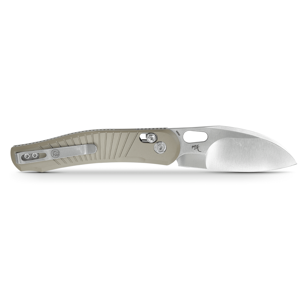 Morel Crossbar Lock Knife (2.99" N690 Blade & Aluminum Handle) Vosteed
