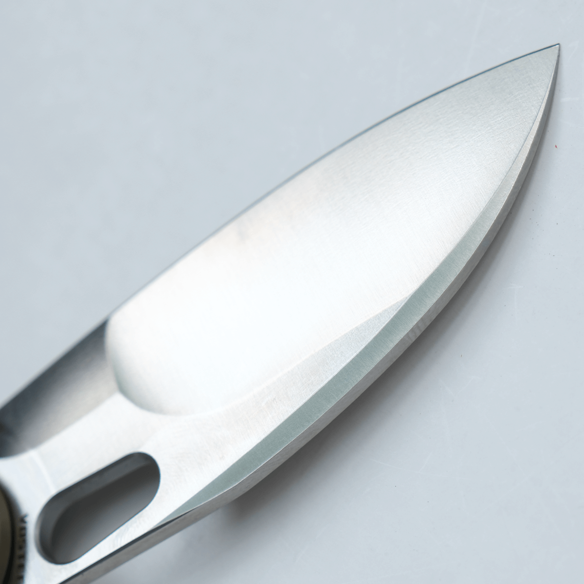 Vosteed Morel Knife Blade Detail - Sheepsfoot