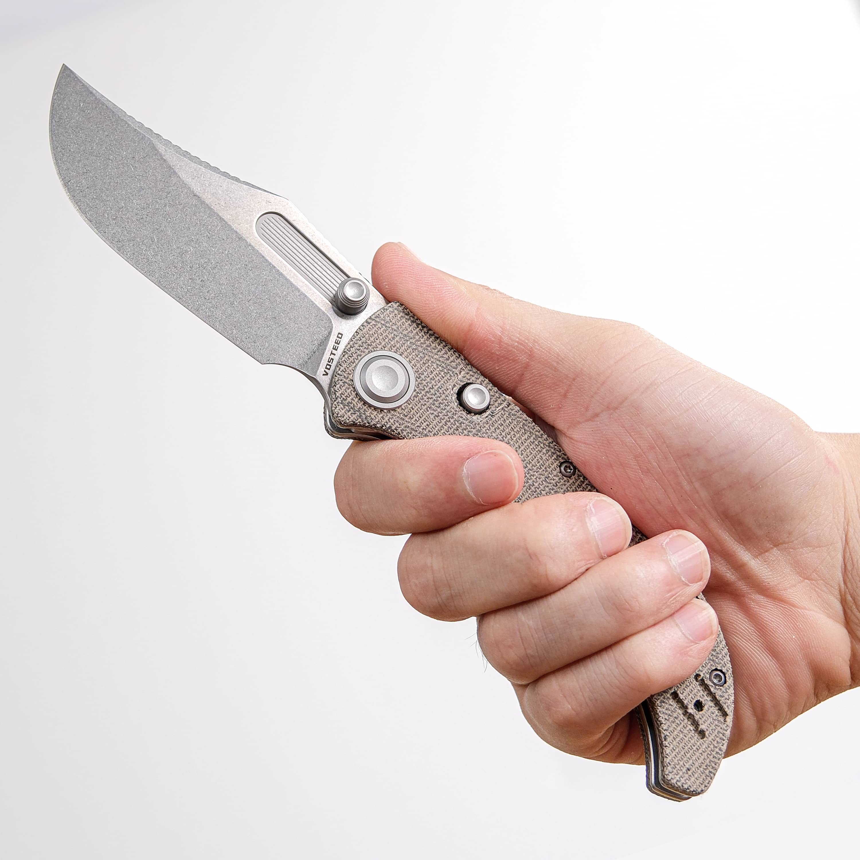 Naga- Top Liner Lock(3.47" S35VN Blade & Norplex UltreX™ Micarta Handle) - A3902