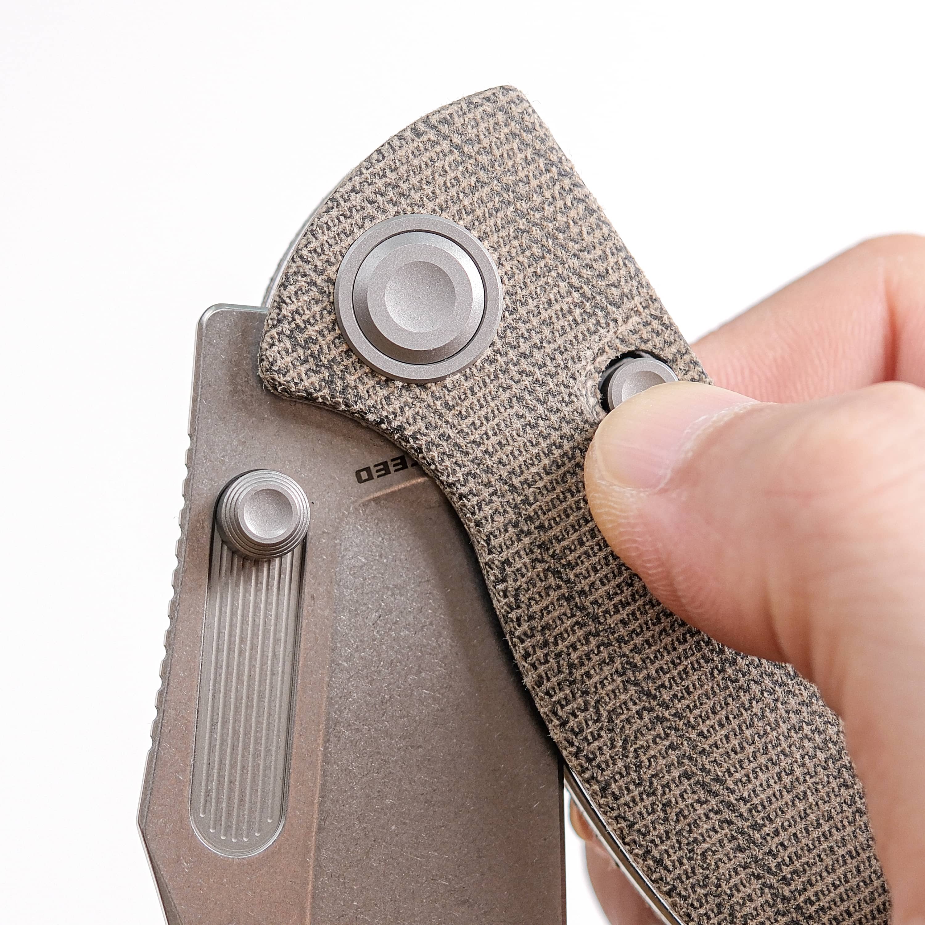 Naga- Top Liner Lock(3.47" S35VN Blade & Norplex UltreX™ Micarta Handle) - A3902