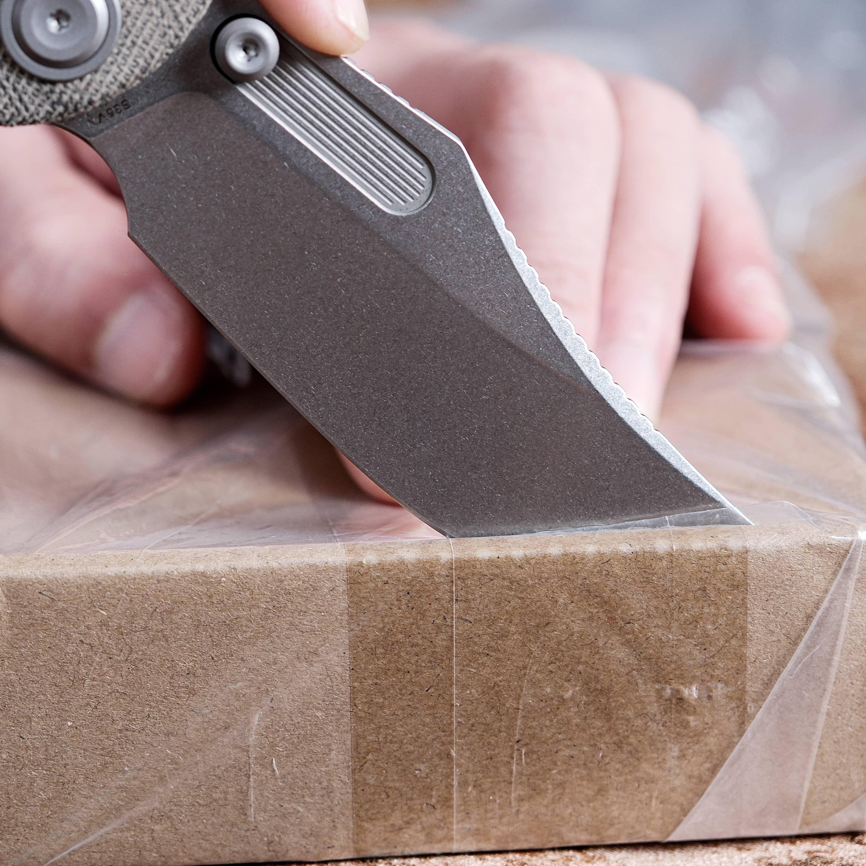 Naga- Top Liner Lock(3.47" S35VN Blade & Norplex UltreX™ Micarta Handle) - A3902