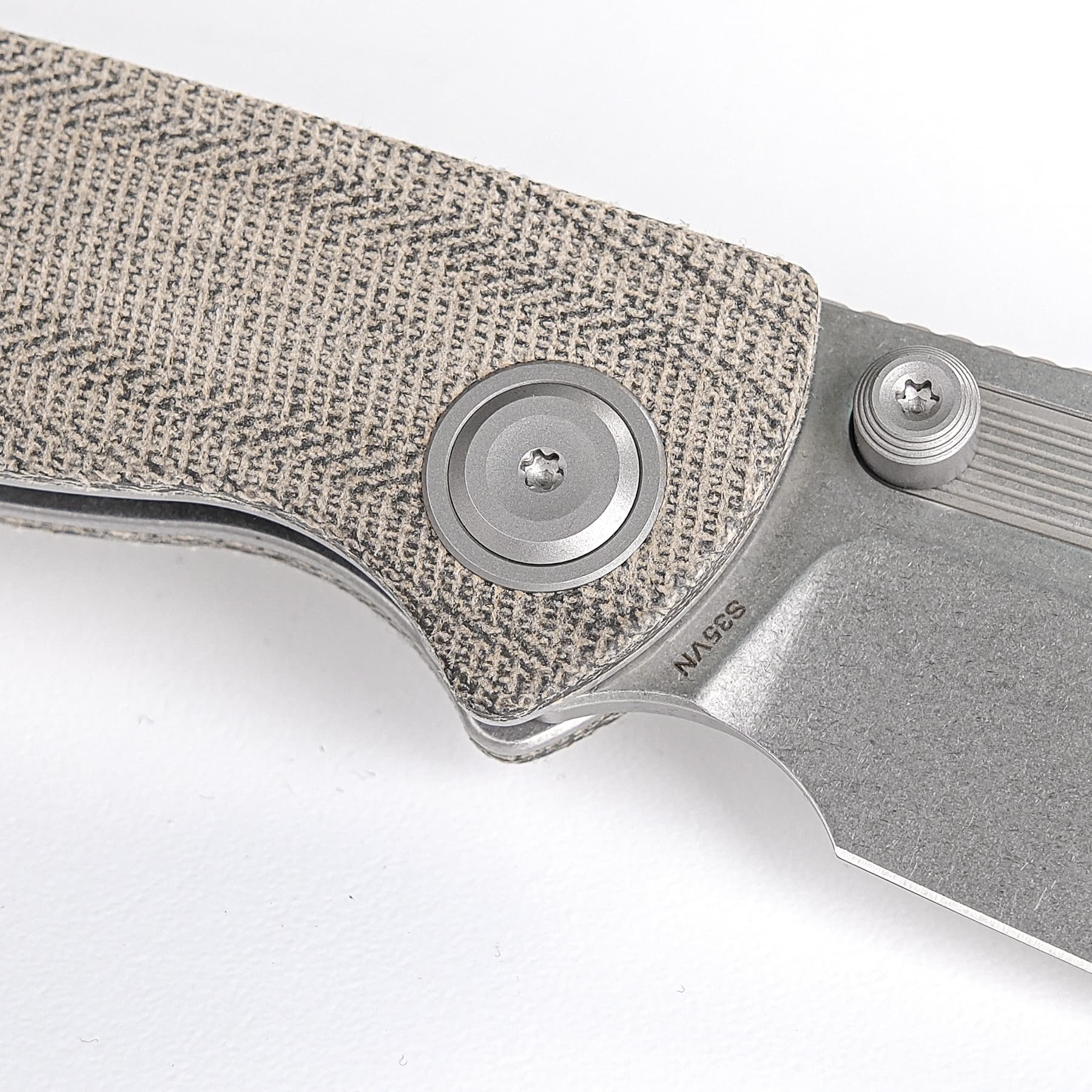 Naga- Top Liner Lock(3.47" S35VN Blade & Norplex UltreX™ Micarta Handle) - A3902