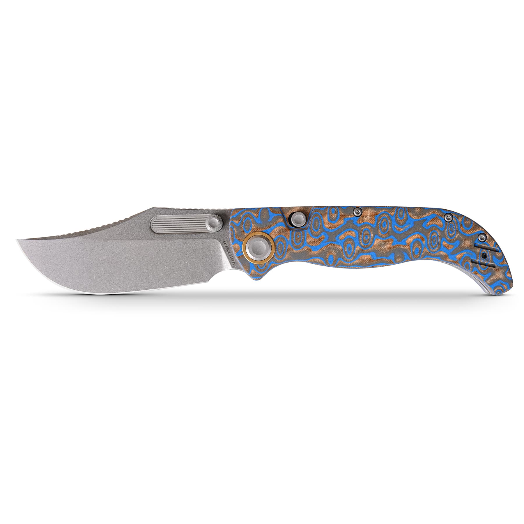 Naga- Top Liner Lock(3.47" S35VN Blade &  Ocean Micarta Handle) - A3903