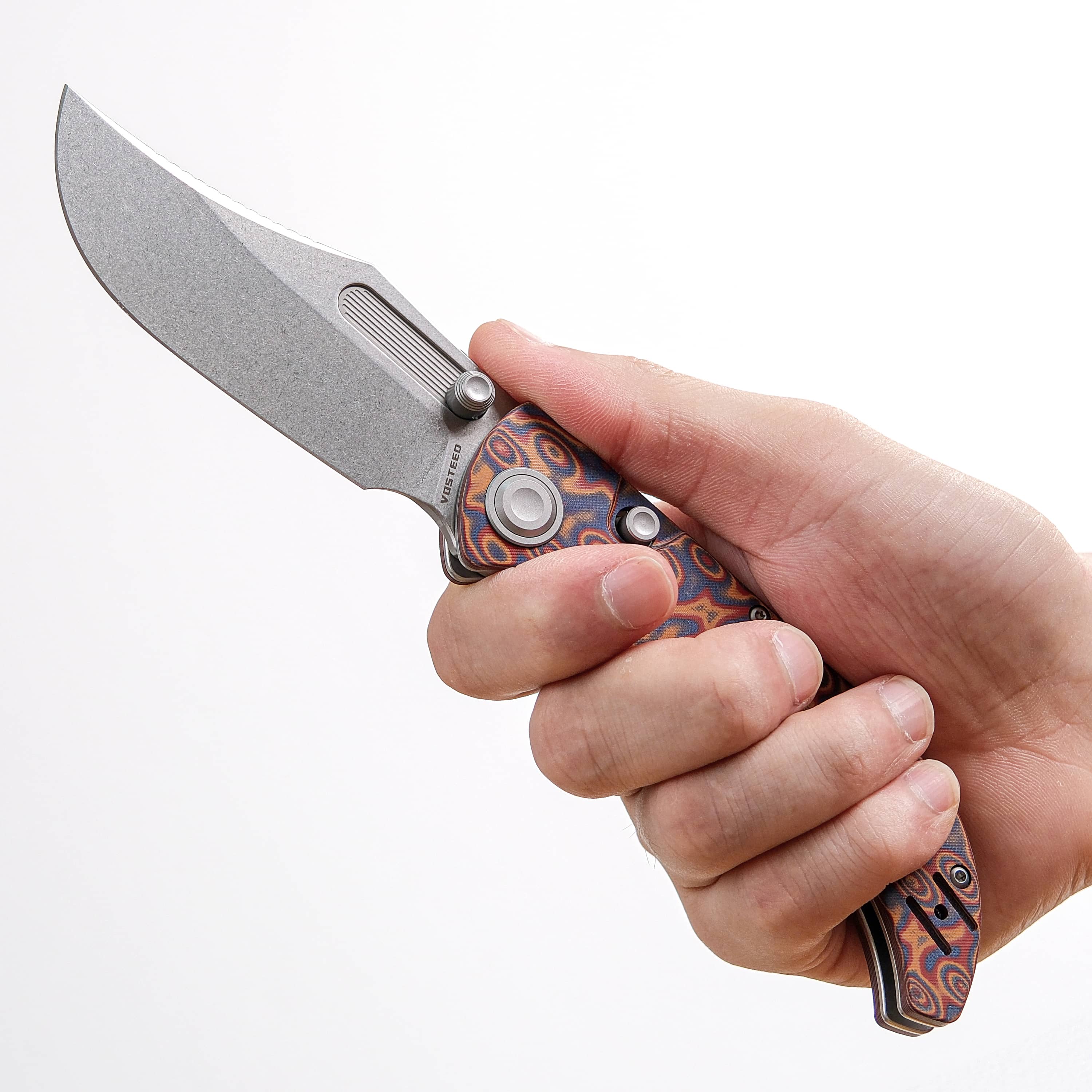 Naga- Top Liner Lock(3.47" S35VN Blade & Raindrop Micarta Handle) - A3904