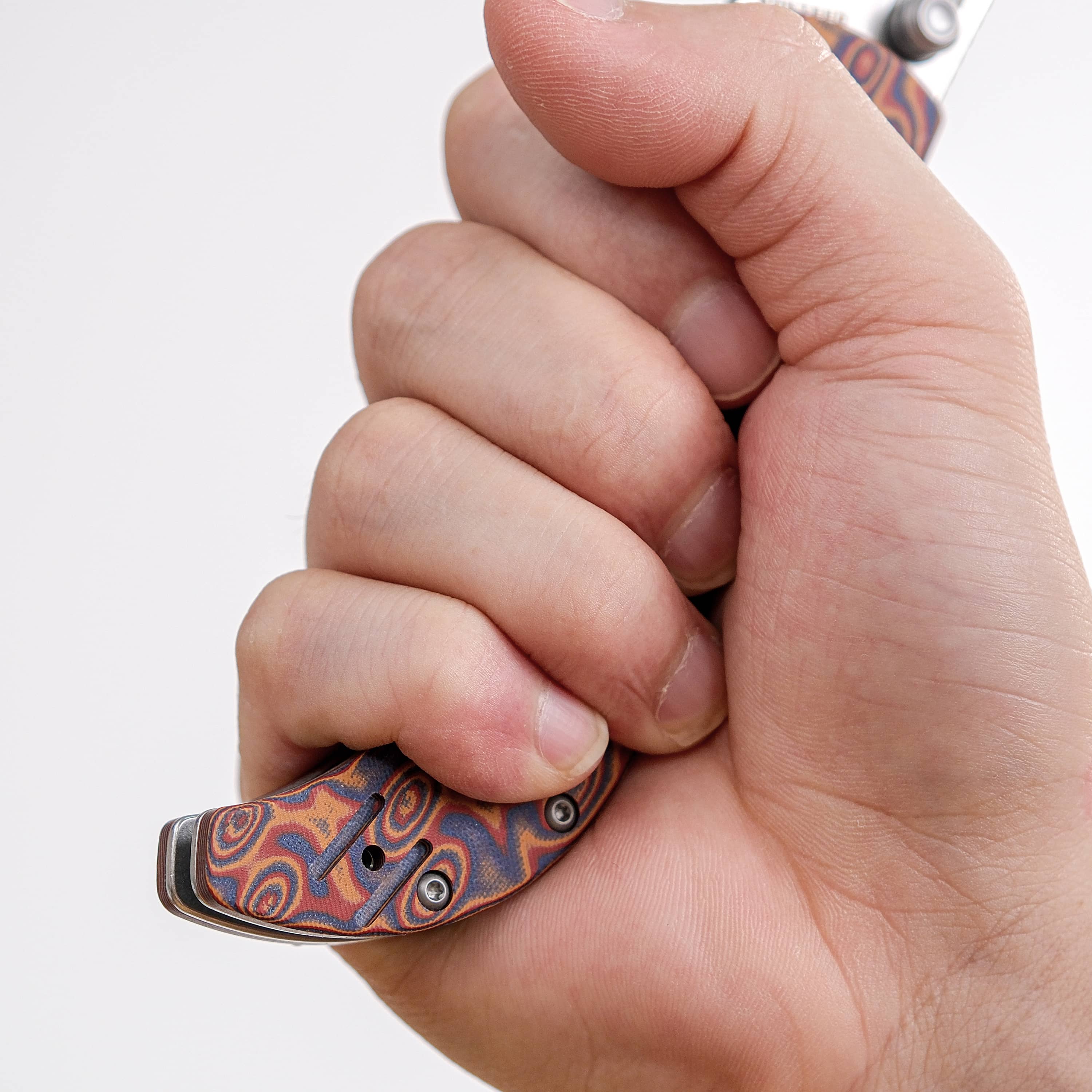 Naga- Top Liner Lock(3.47" S35VN Blade & Raindrop Micarta Handle) - A3904