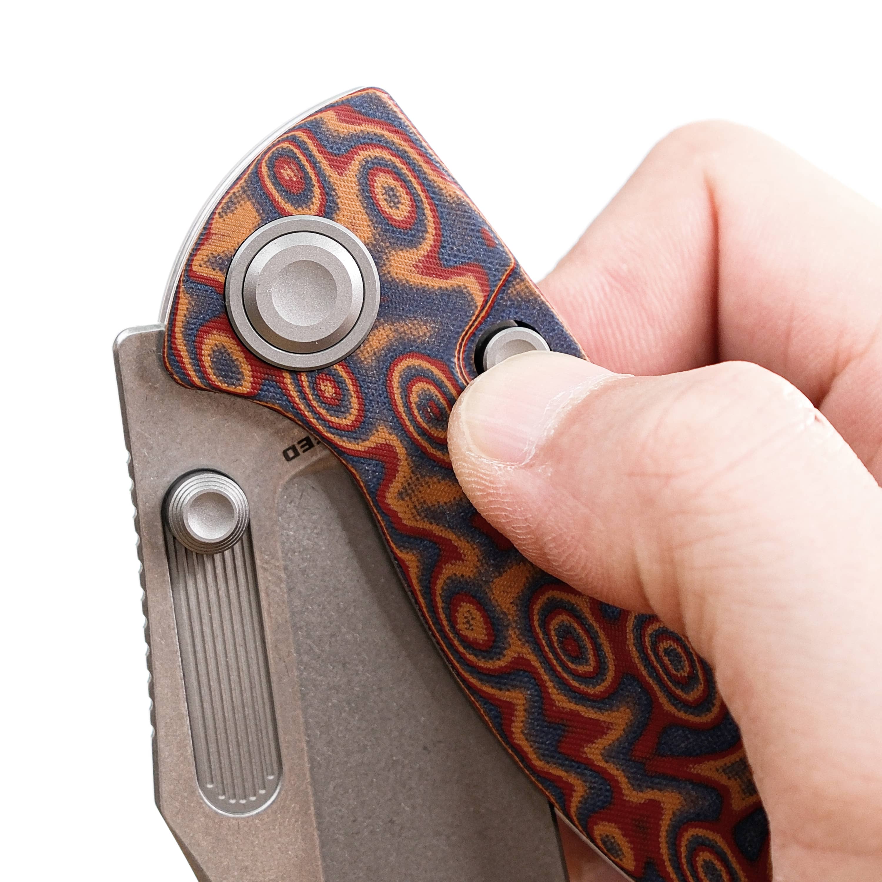 Naga- Top Liner Lock(3.47" S35VN Blade & Raindrop Micarta Handle) - A3904