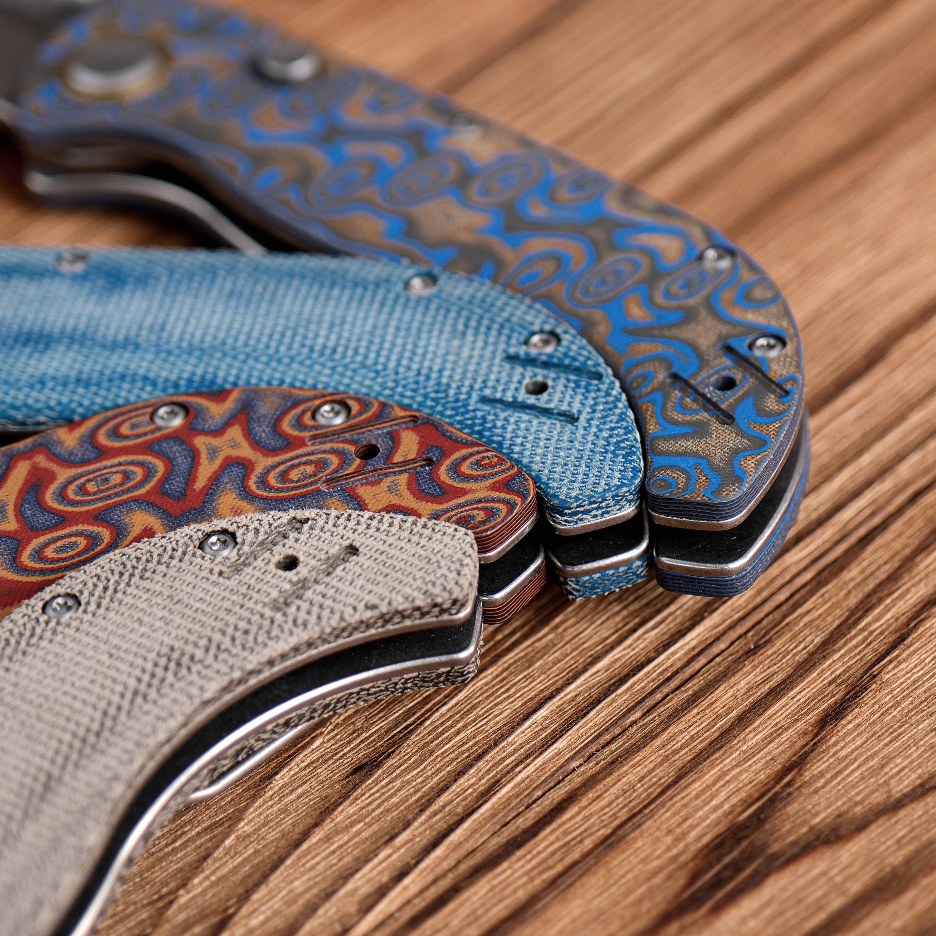 Naga- Top Liner Lock(3.47" S35VN Blade & Raindrop Micarta Handle) - A3904