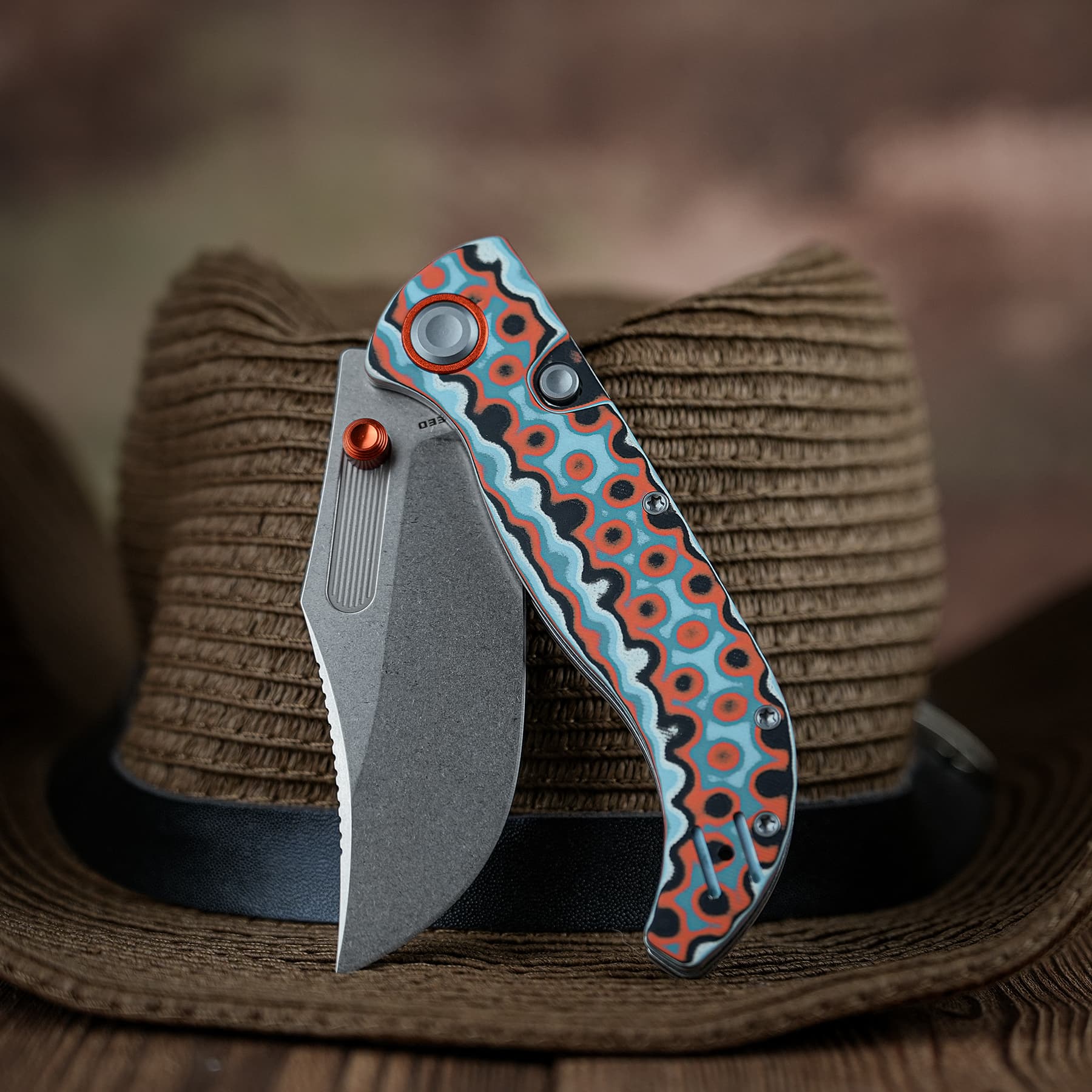 Coming Soon - Naga- Top Liner Lock(3.47" S35VN Blade & Bamboo Micarta Handle) - A3907