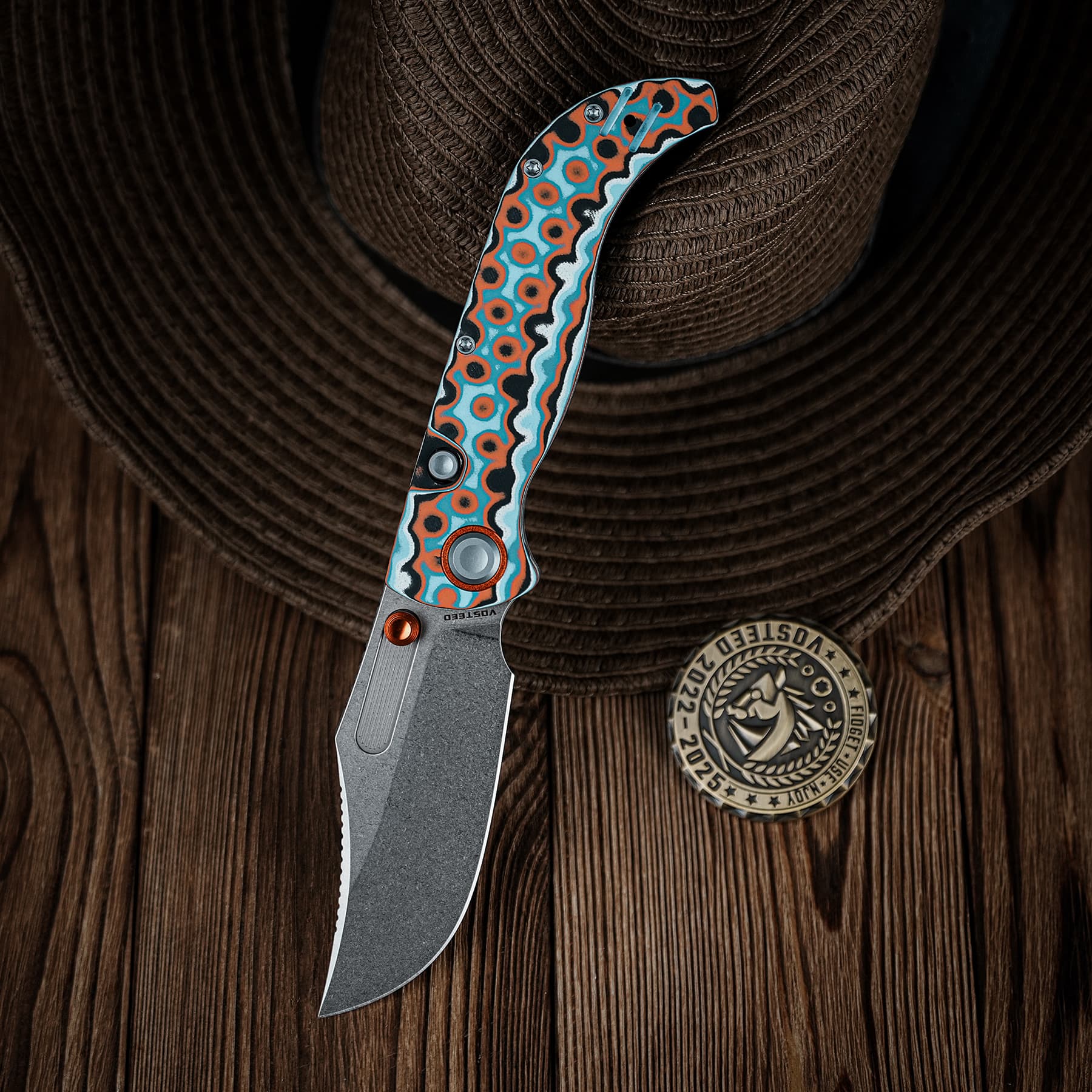 Coming Soon - Naga- Top Liner Lock(3.47" S35VN Blade & Bamboo Micarta Handle) - A3907