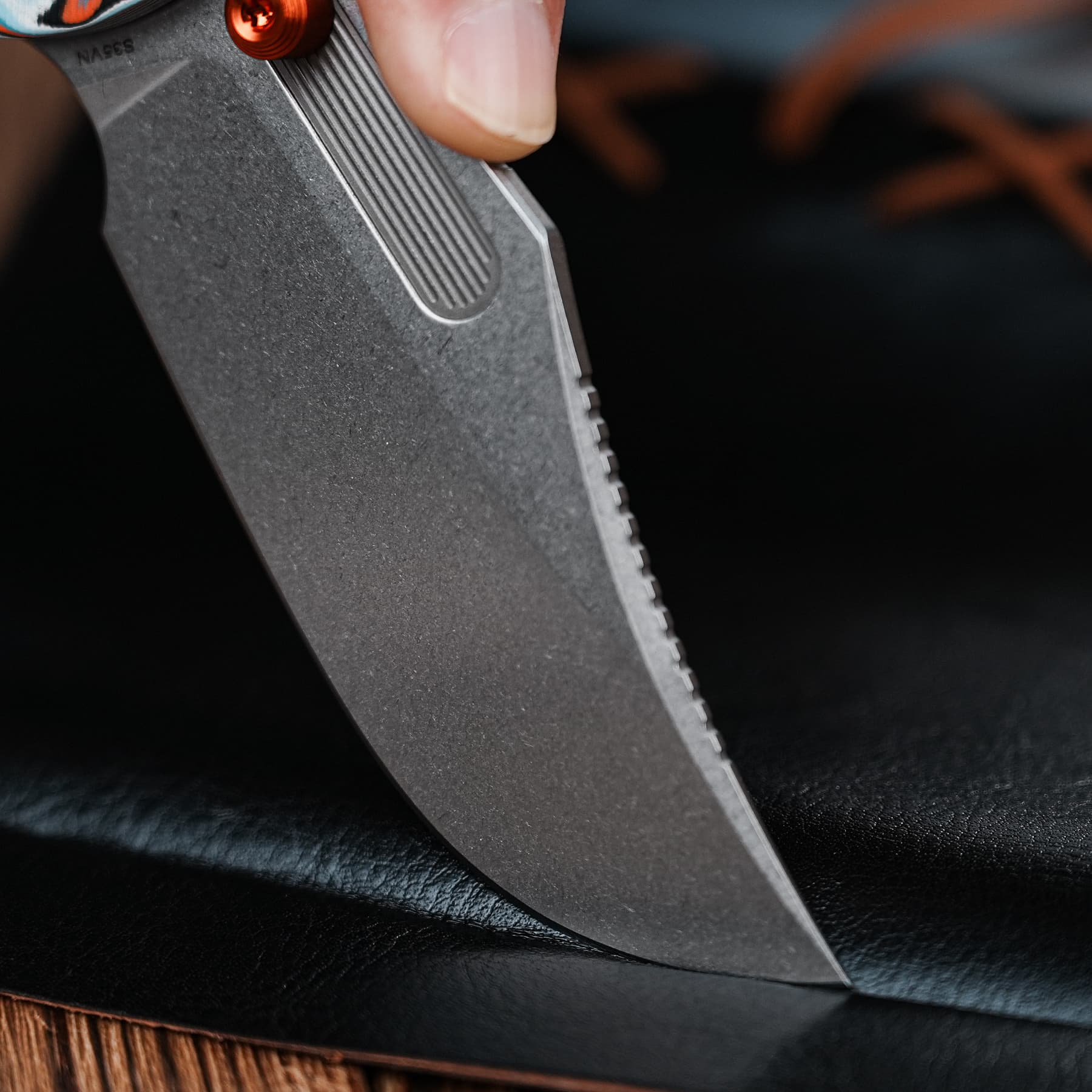 Coming Soon - Naga- Top Liner Lock(3.47" S35VN Blade & Bamboo Micarta Handle) - A3907