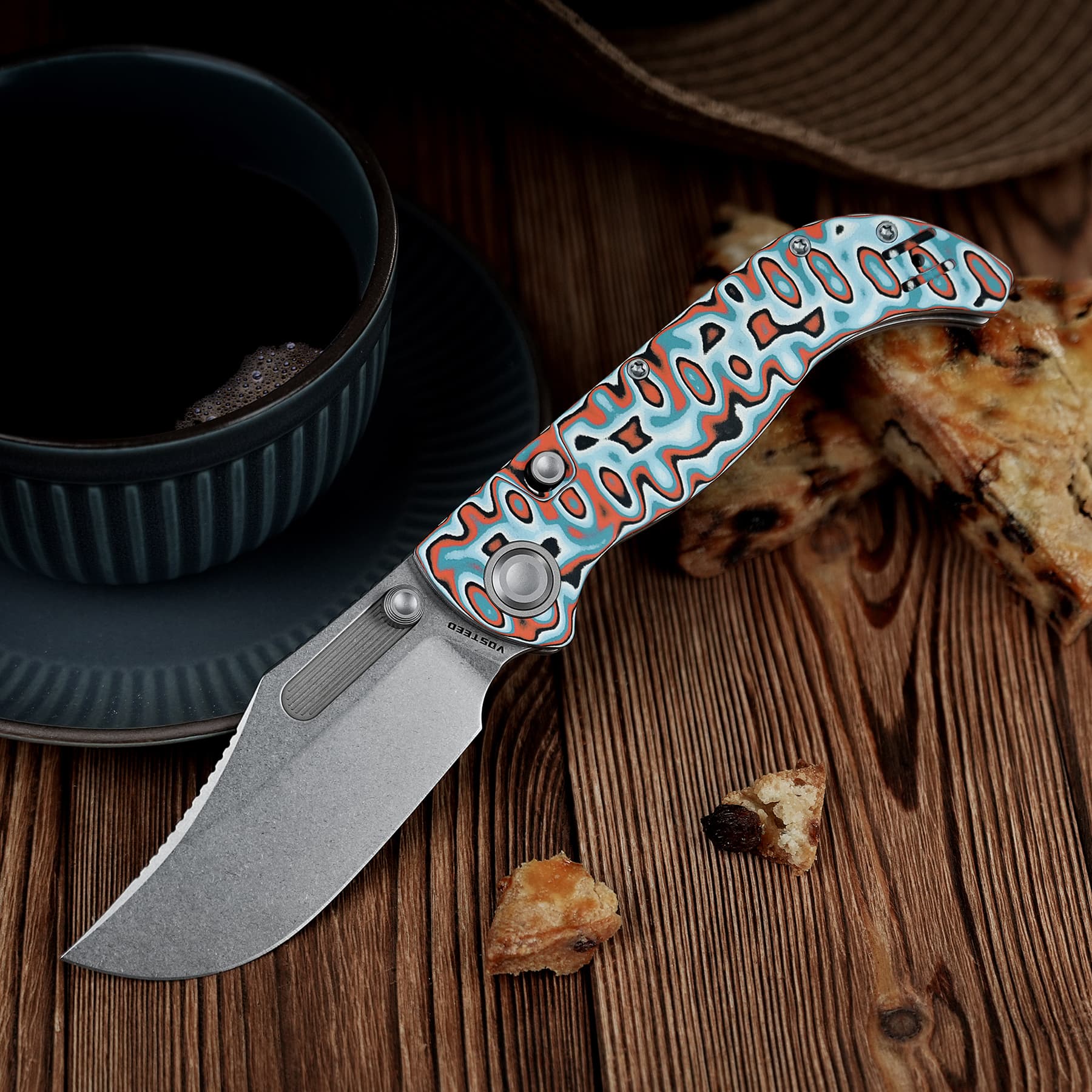 Coming Soon - Naga- Top Liner Lock(3.47" S35VN Blade & Bamboo Micarta Handle) - A3908