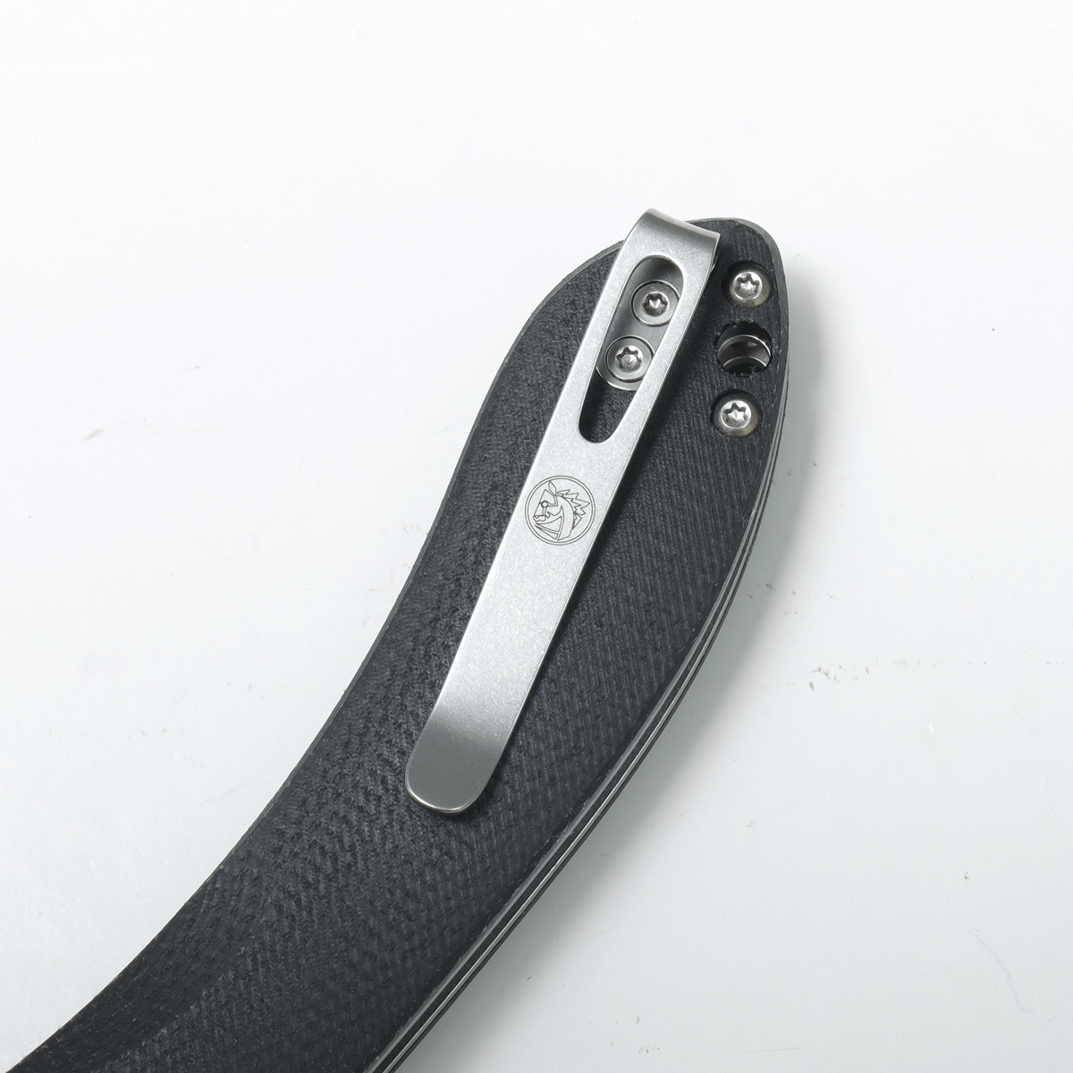 Vosteed Nightshade knife clip detail