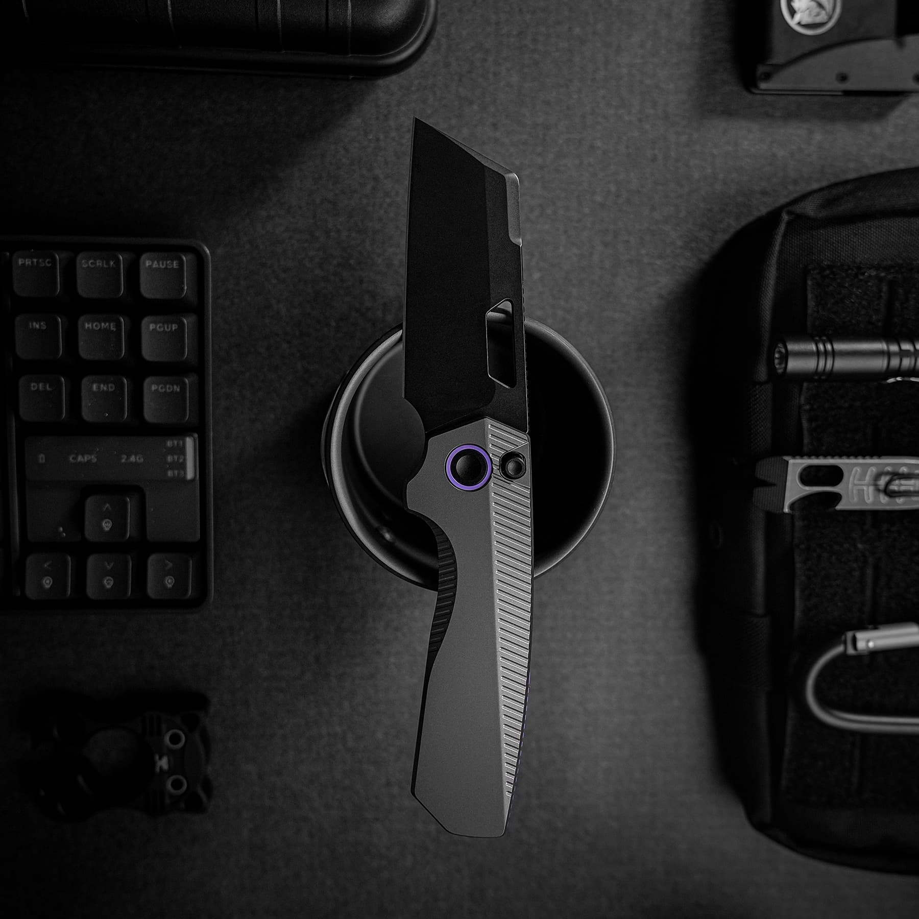 Nip-L - Top Liner Lock (3.15" Elmax Blade & Titanium Handle) - A4203