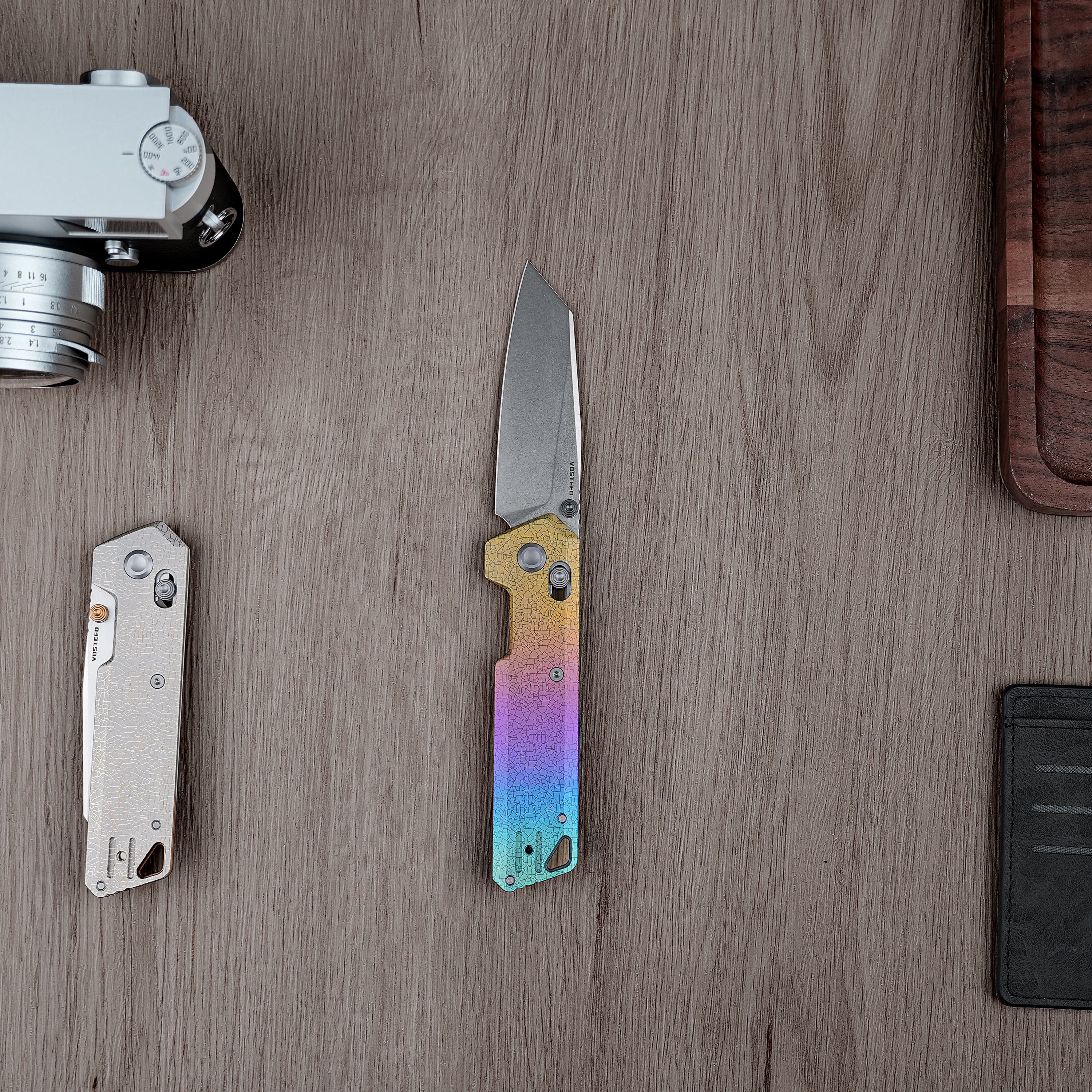 Parallel- Crossbar Lock (2.90" S35VN Blade & Titanium Handle) - A3508