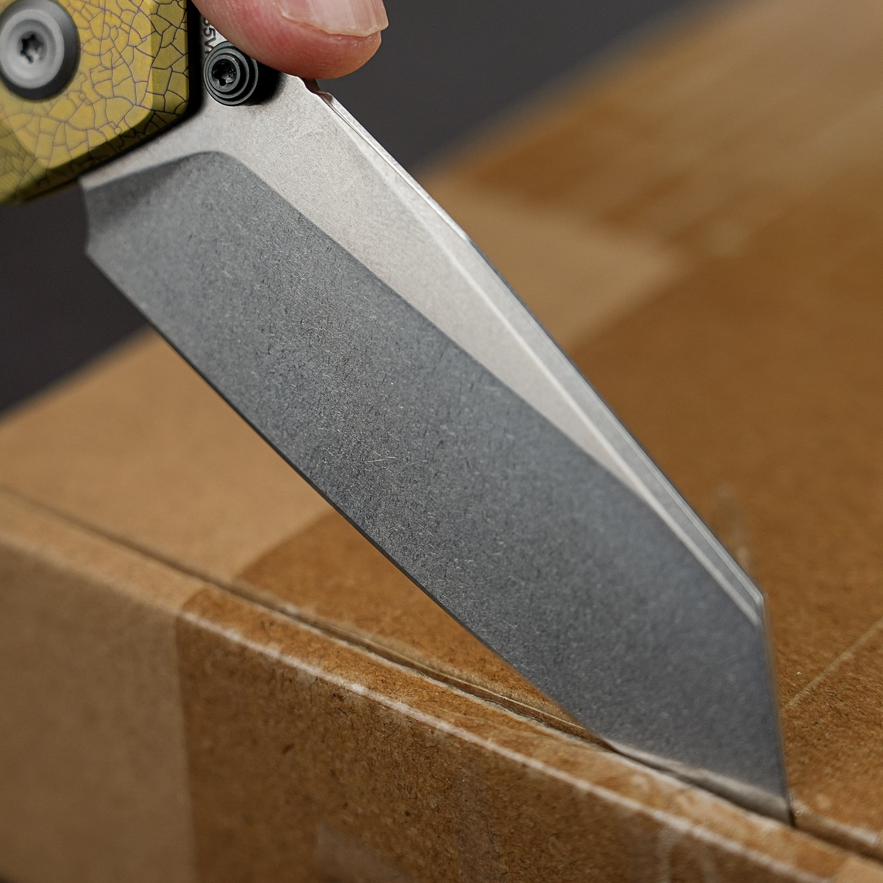 Parallel- Crossbar Lock (2.90" S35VN Blade & Titanium Handle) - A3508