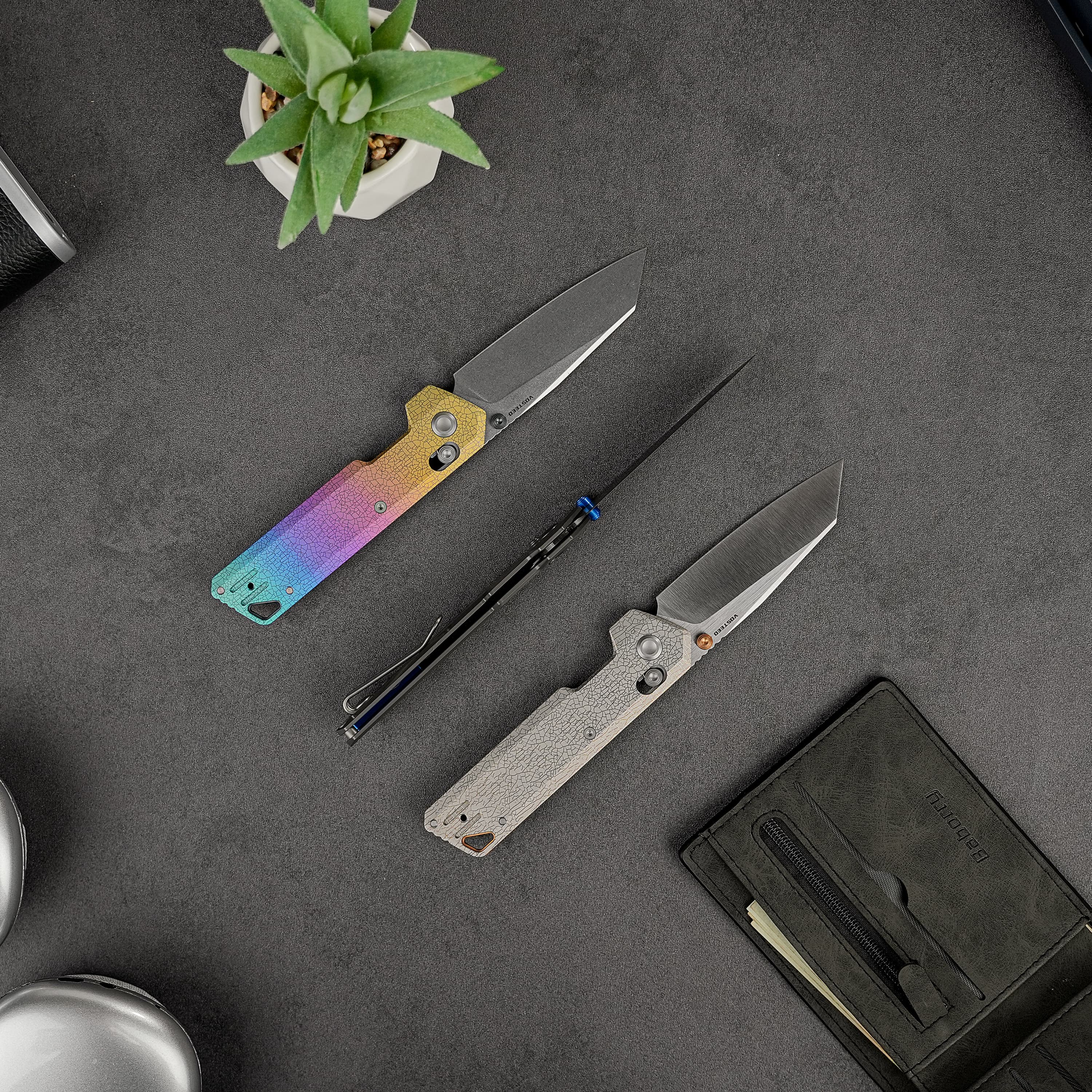 Parallel- Crossbar Lock (2.90" S35VN Blade & Titanium Handle) - A3509