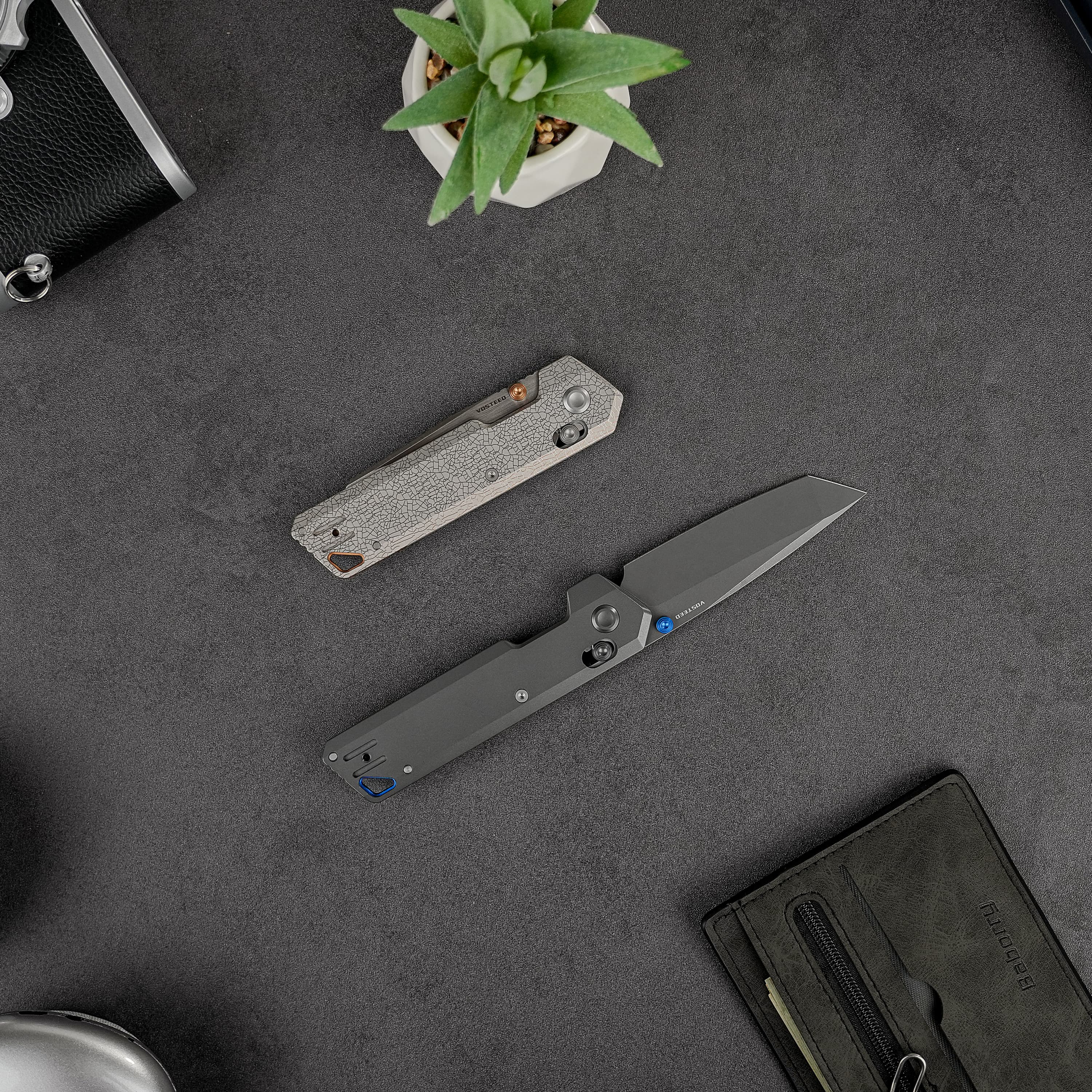 Parallel- Crossbar Lock (2.90" 154CM Blade & Titanium Handle) - A3510