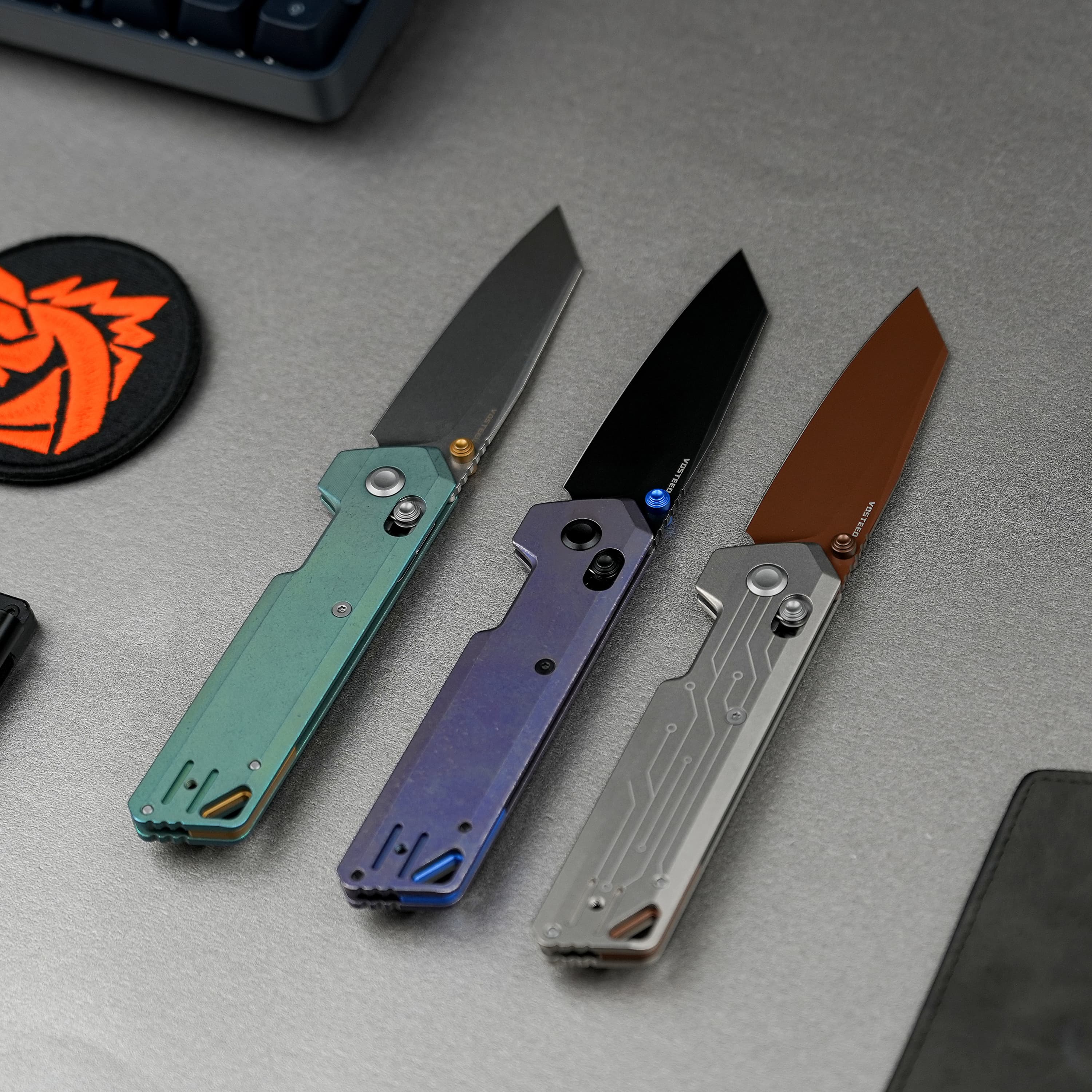 Parallel- Crossbar Lock (2.90" S35VN Blade & Titanium Handle) - A3518