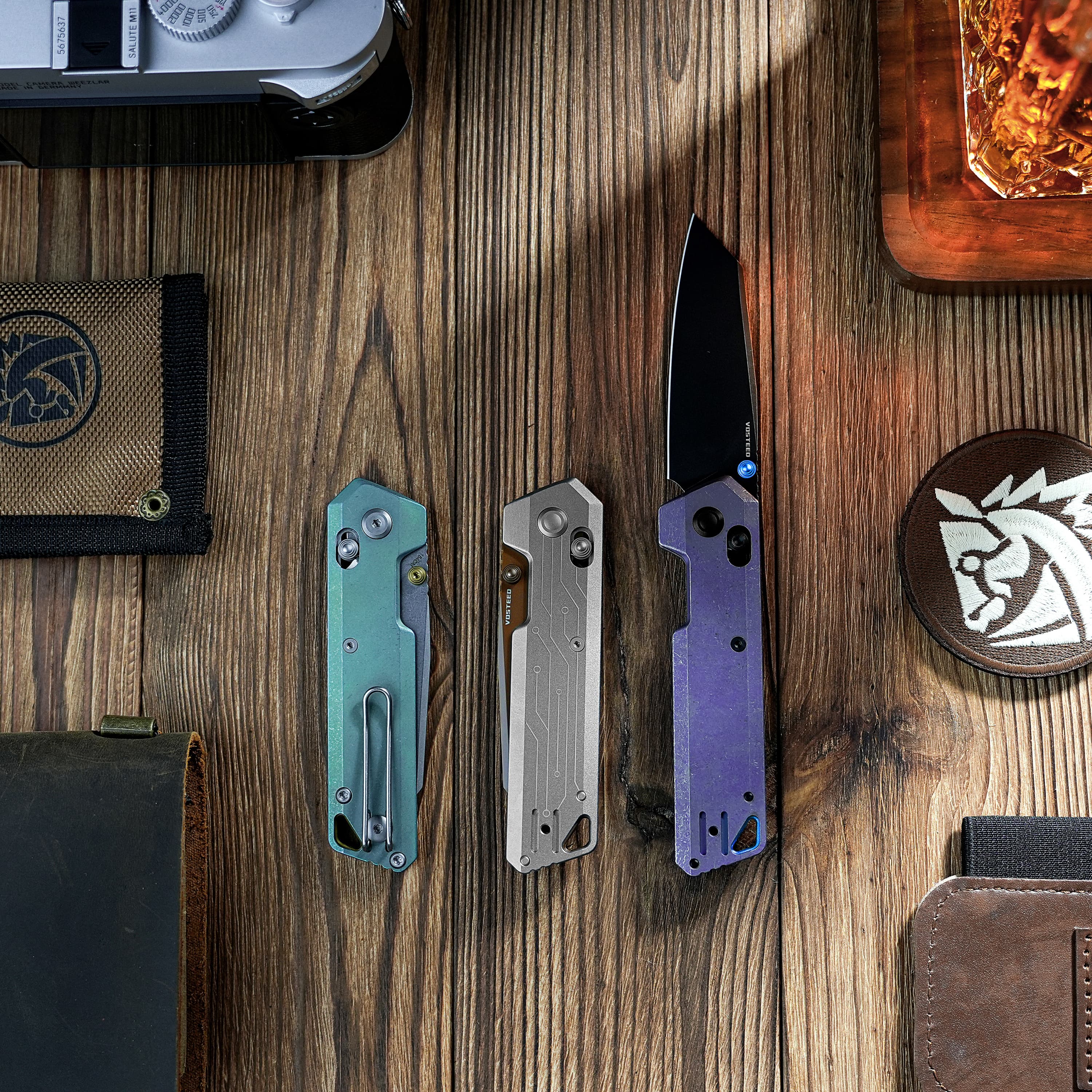 Parallel- Crossbar Lock (2.90" S35VN Blade & Titanium Handle) - A3518