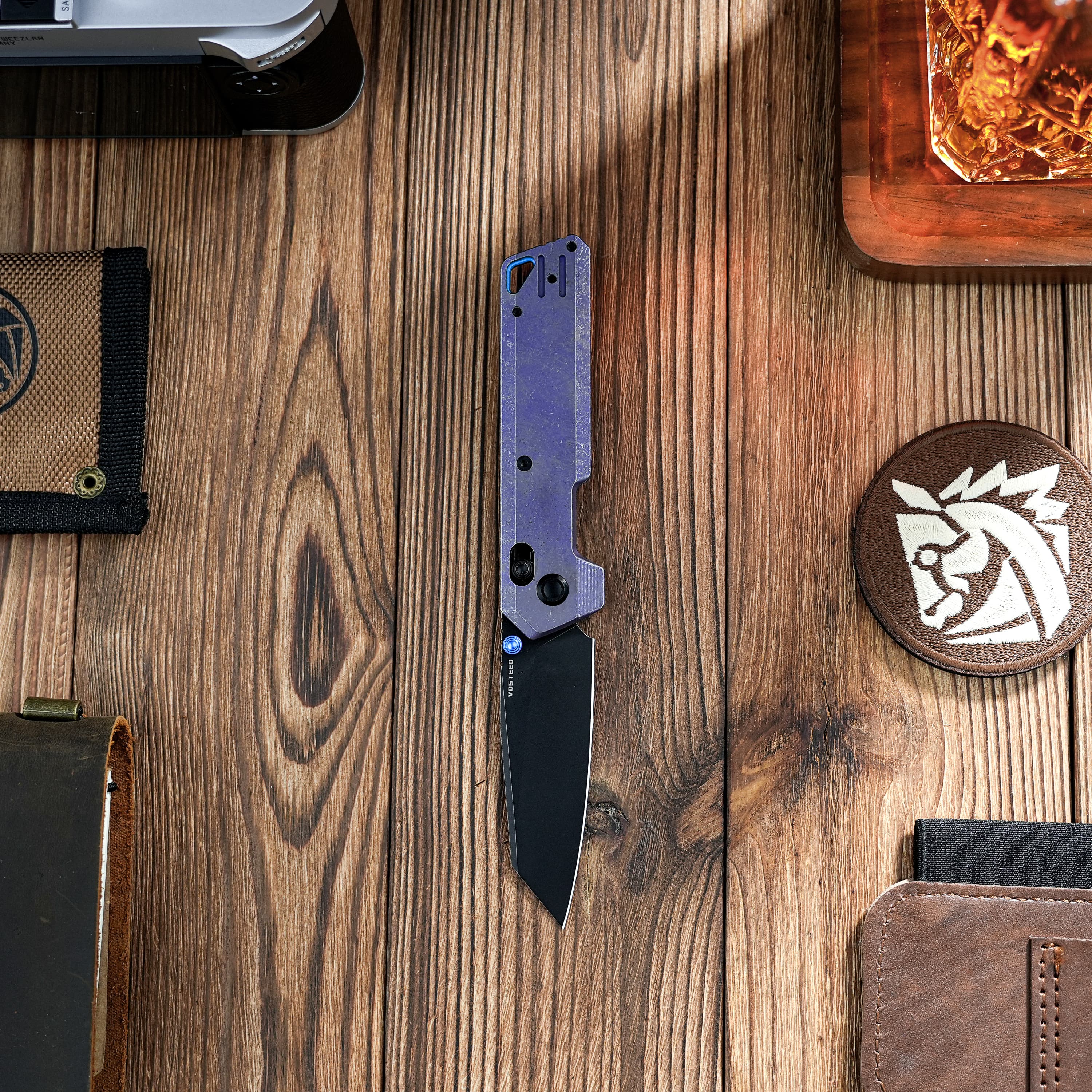 Parallel- Crossbar Lock (2.90" S35VN Blade & Titanium Handle) - A3518